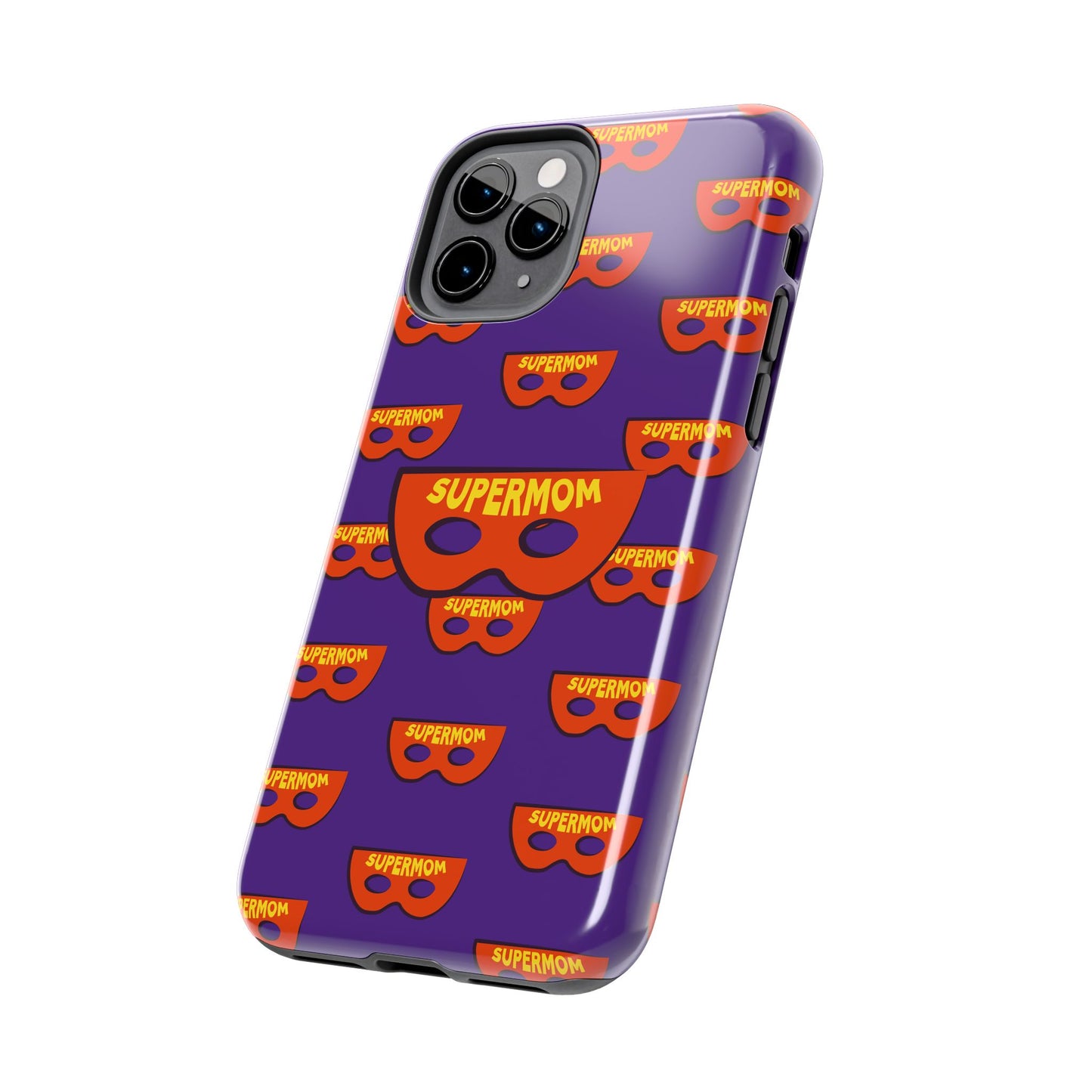 Supermom Tough Phone Case - Durable Protection with Fun Design - for iPhone