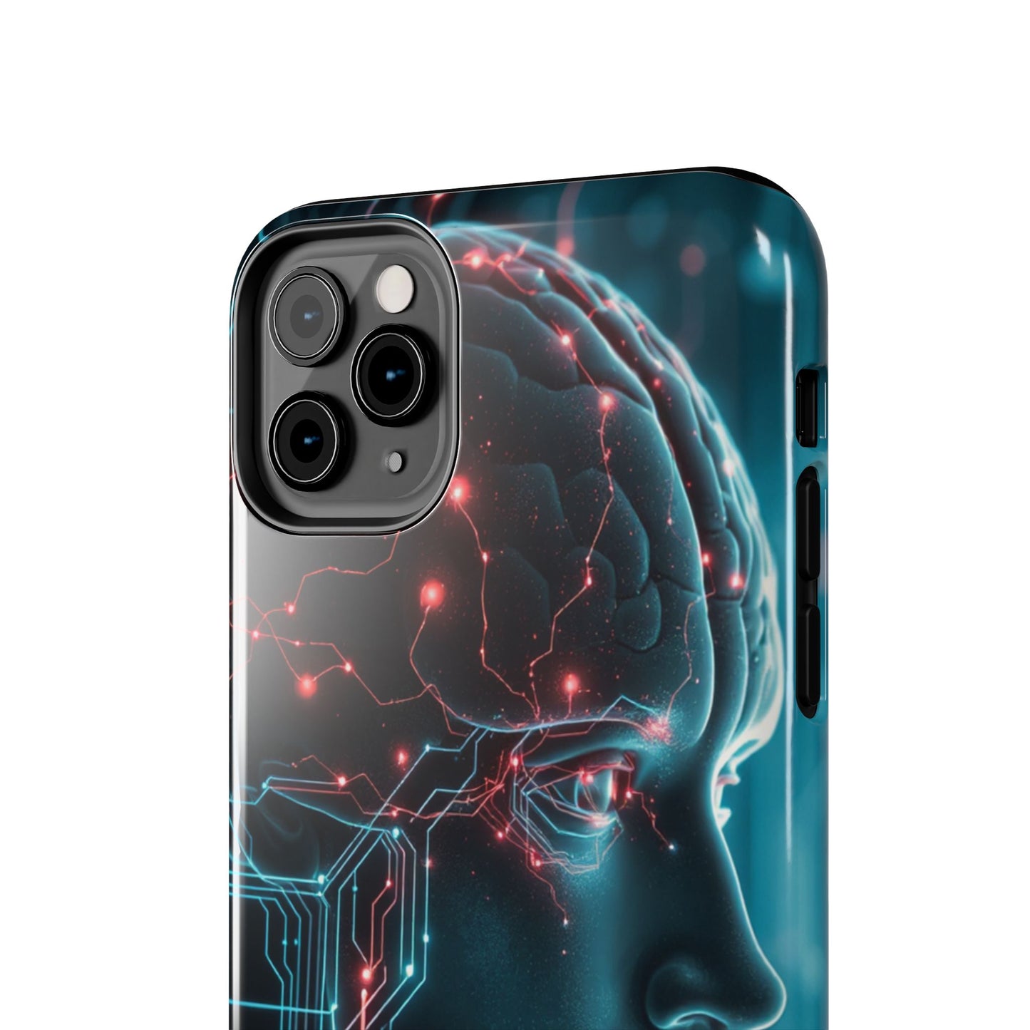 Futuristic Brain Design Tough Phone Case