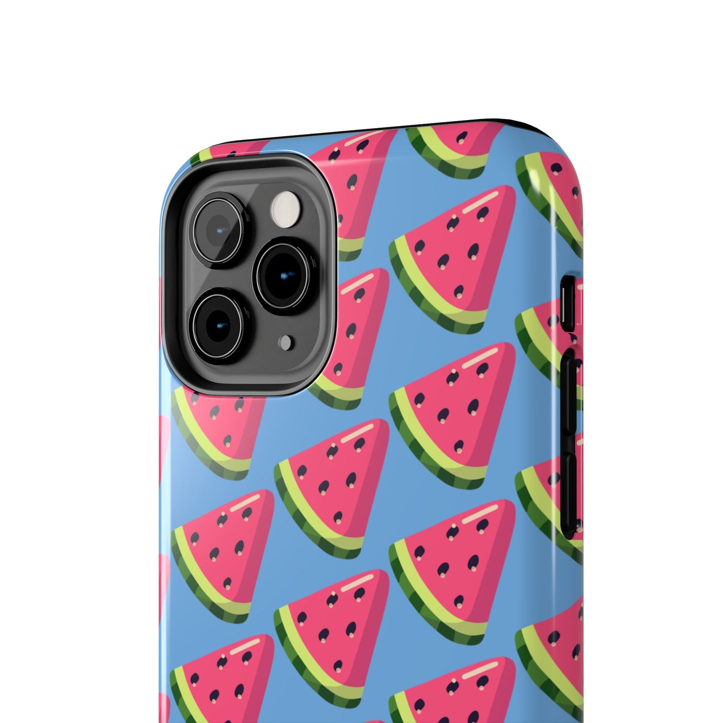 Watermelon Fun Tough Phone Case - Summer Vibes, Blue - for iPhone