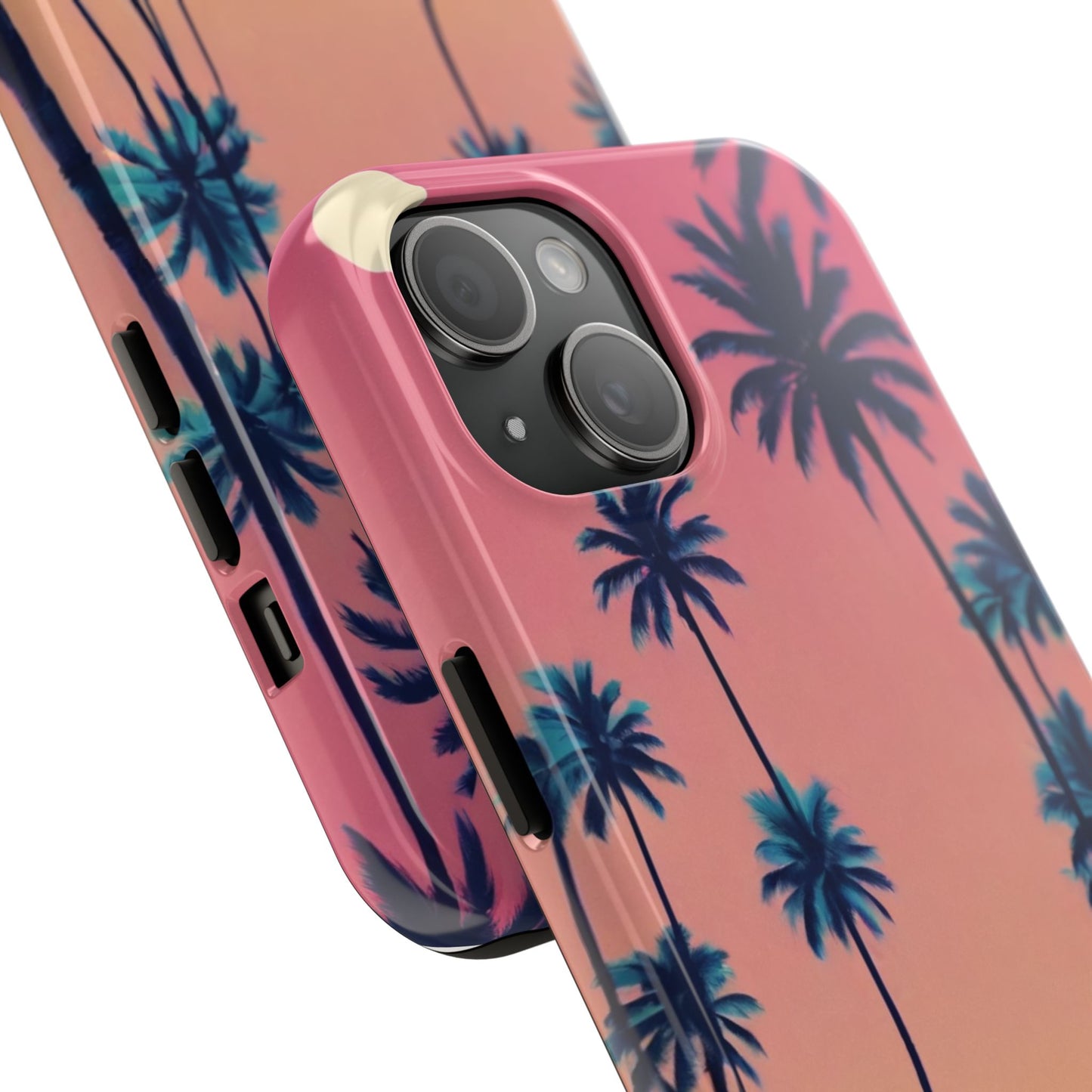 Tropical Beach Vibe Tough Phone Case - Vintage Van Design - for iPhone