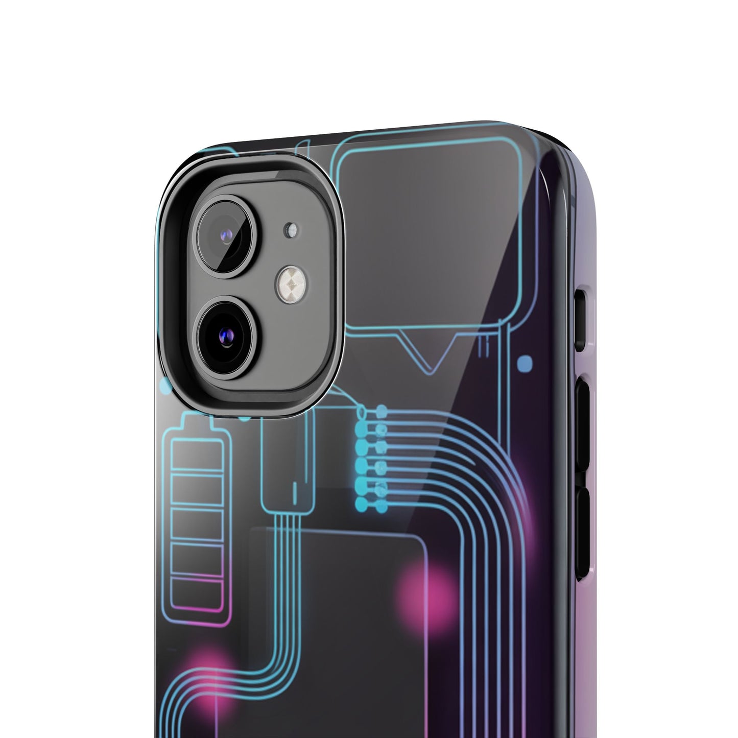 Cyberpunk Circuits Tough Phone Case