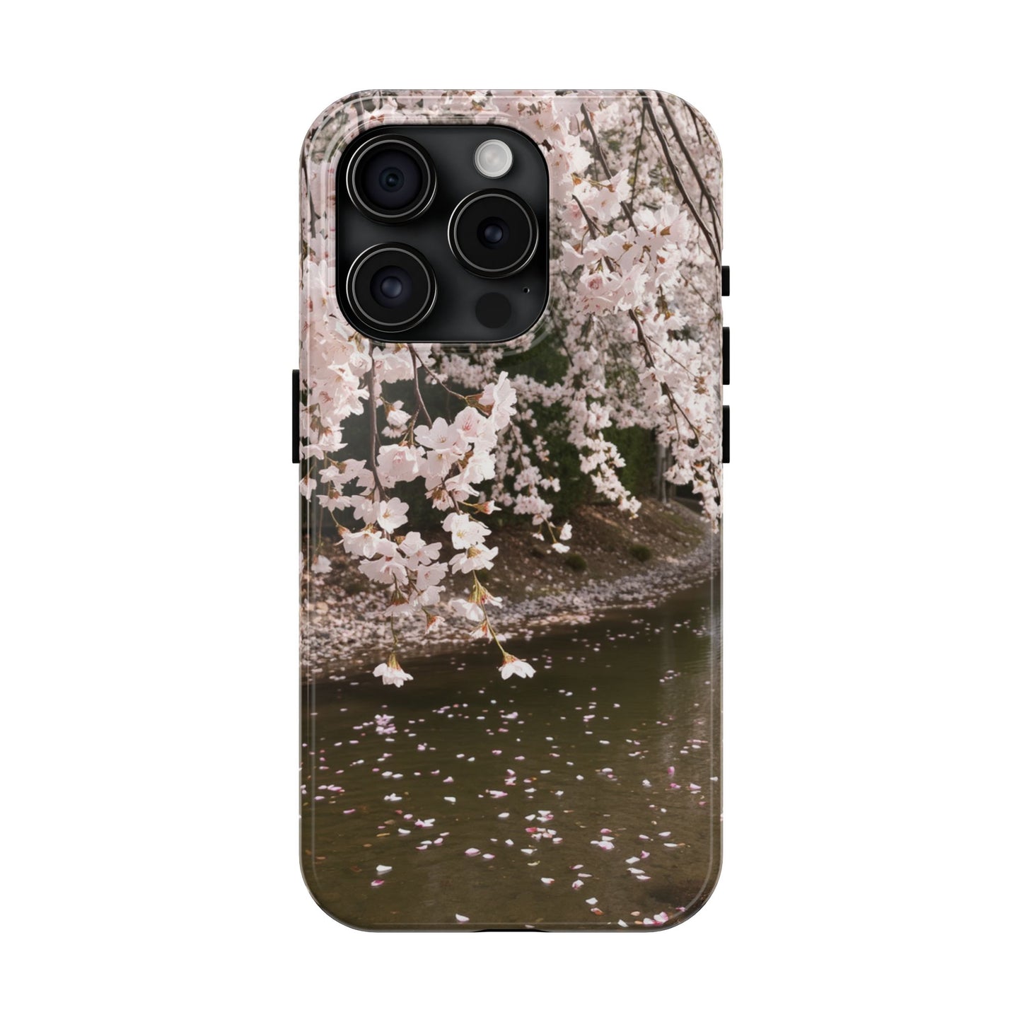 Cherry Blossom Tough Phone Cases - Durable Protection with Floral Serenity