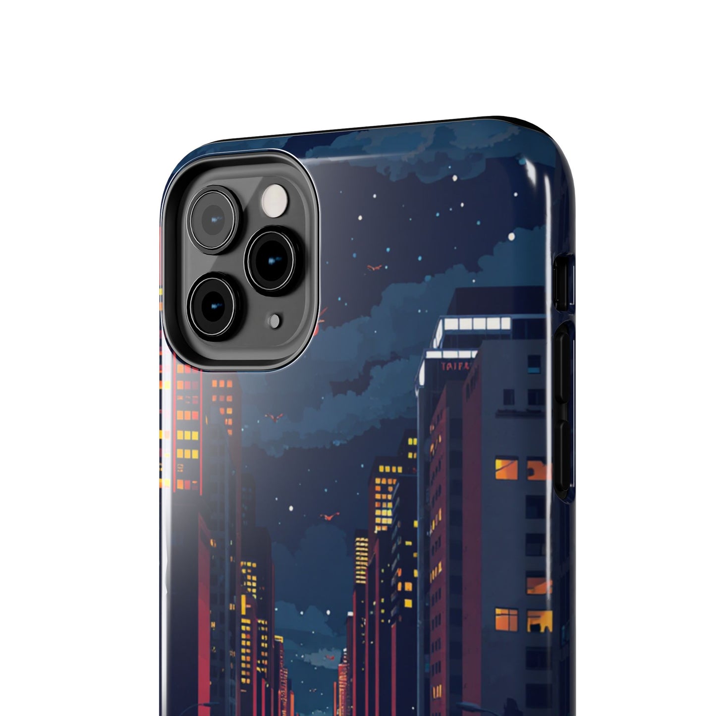 Urban Nightlife Tough Phone Case - Durable & Stylish Protection