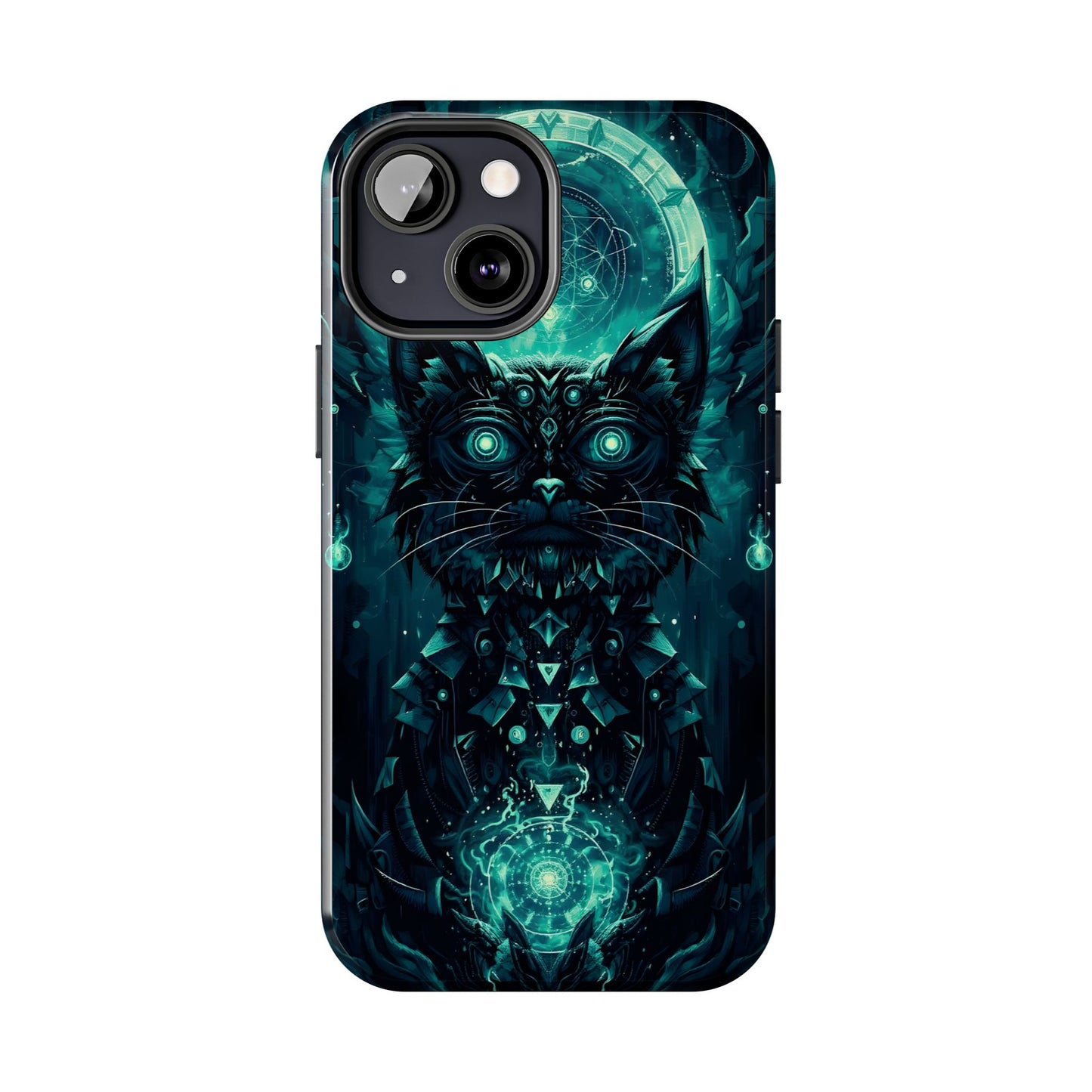 Mystical Dark Cat Phone Case - Tough Protective Cover for Cat Lovers - for iPhone