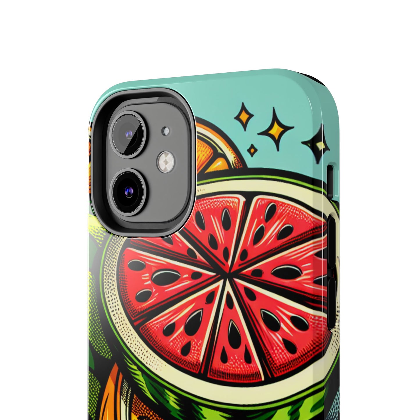 Vibrant Citrus Tough Phone Case - Fruit Slice Design - for iPhone