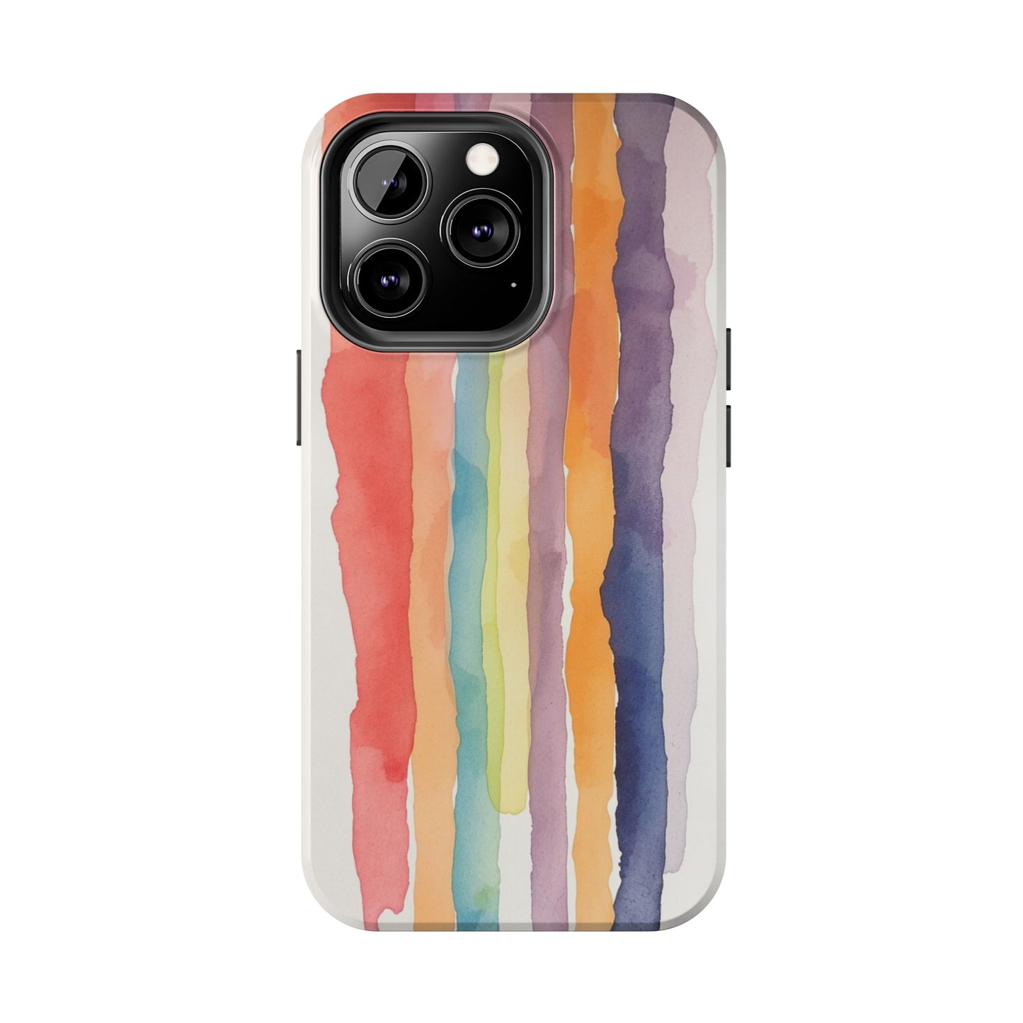 Colorful Watercolor Tough Phone Case - Stylish and Durable Cover for Creative Souls