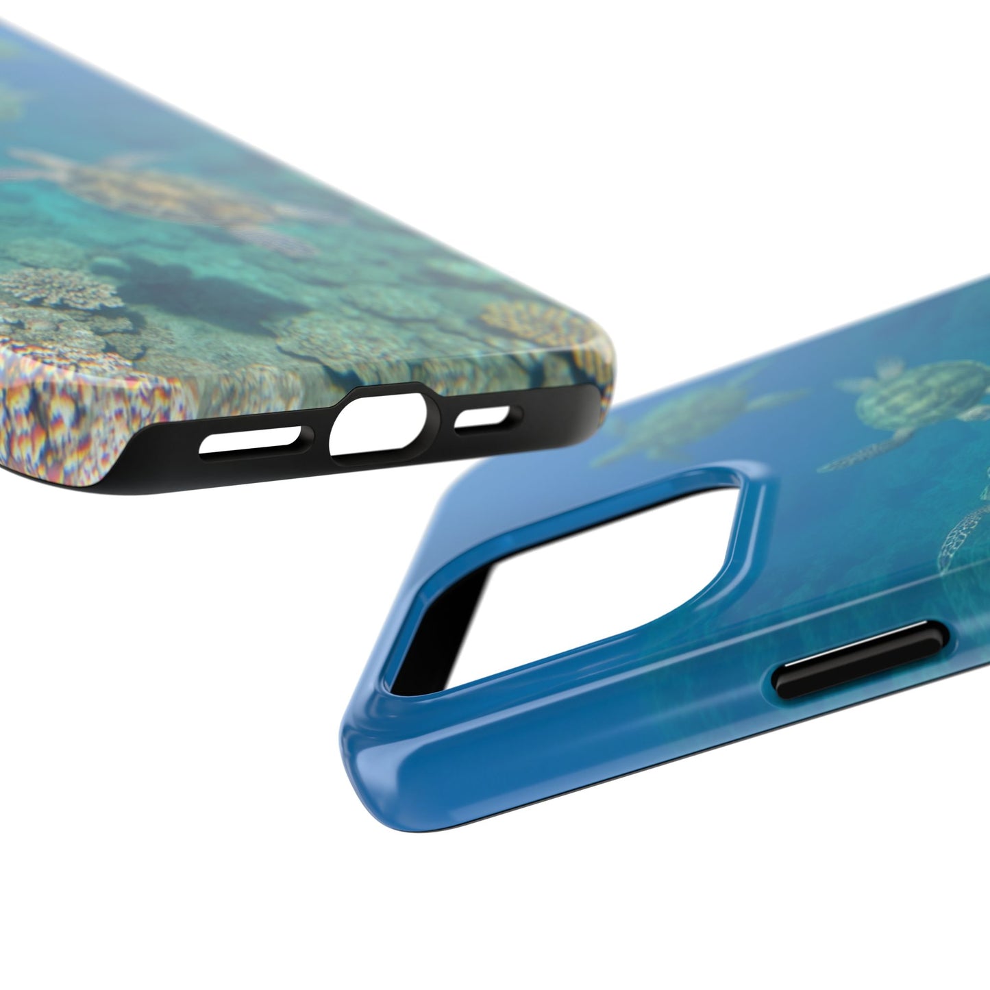 Ocean Turtle Tough Phone Cases - Durable Protection with Marine Art