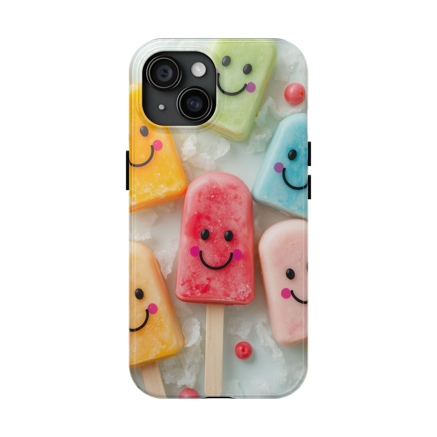 Cute Smile Popsicle Tough Phone Case - Fun Protection for Your Device