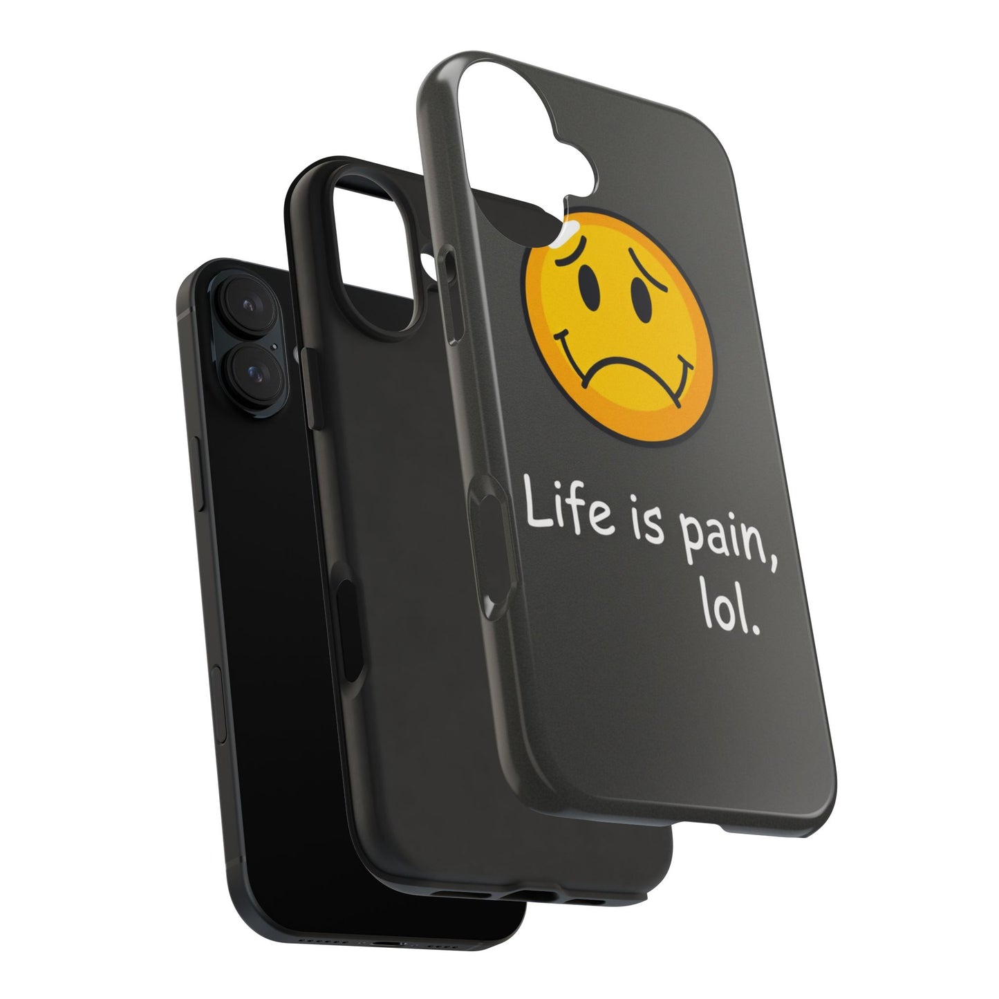 Life is Pain Tough Phone Case - Trendy Design for Smartphone Protection