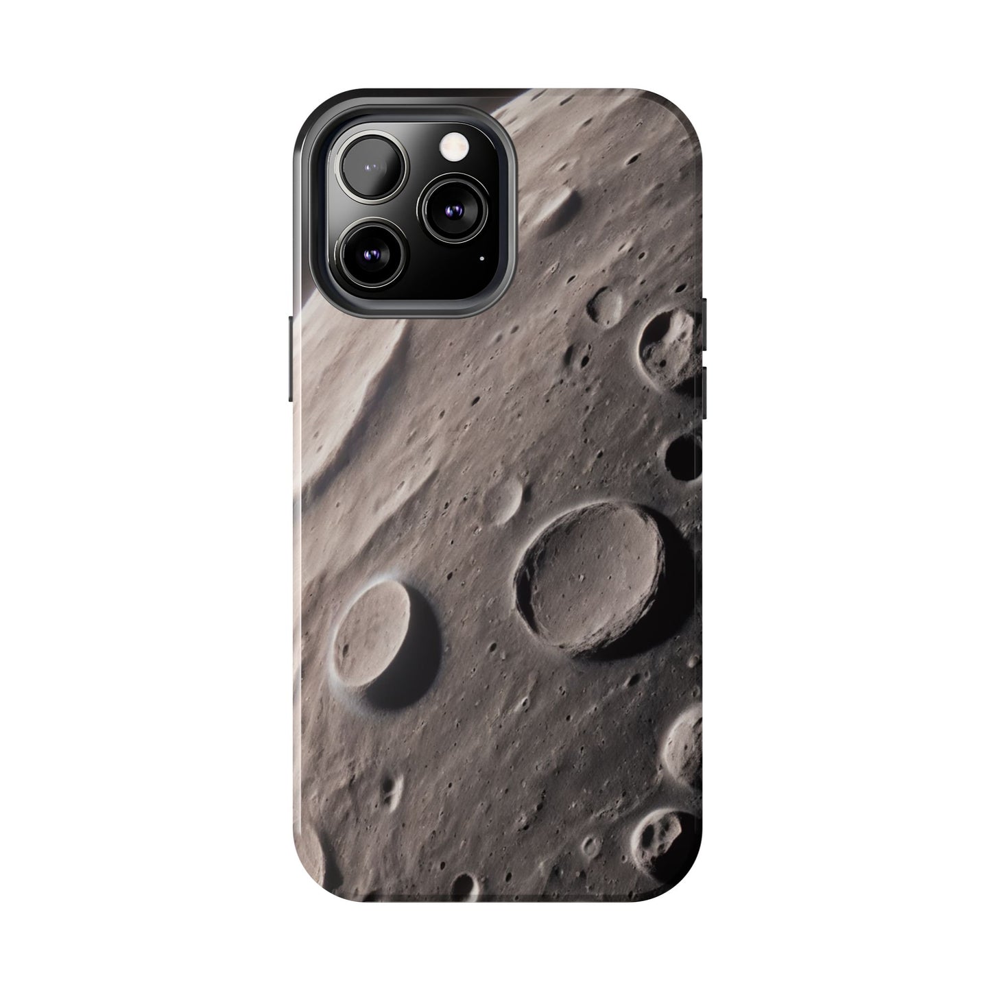 Celestial Moon Surface Tough Phone Case | Durable Space-Themed Design - for iPhone