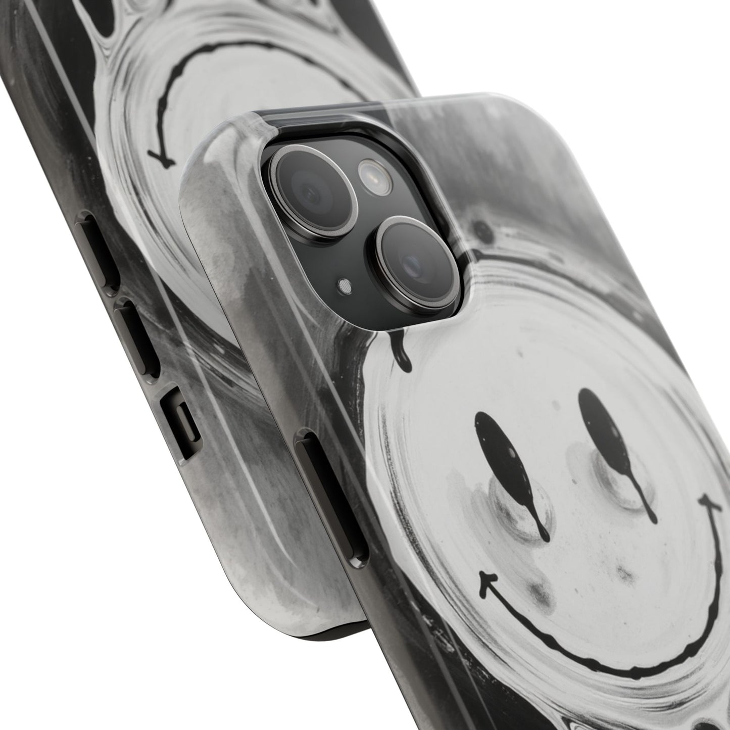 Dripping Smiley Tough Phone Case - Stylish & Durable Protection