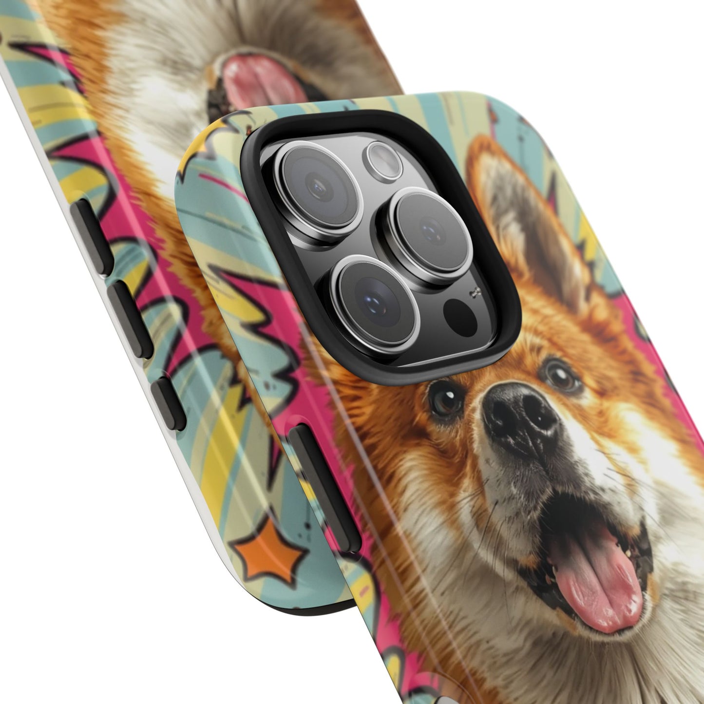 Playful Dog Tough Phone Case - Durable & Stylish Pet Lover Gift