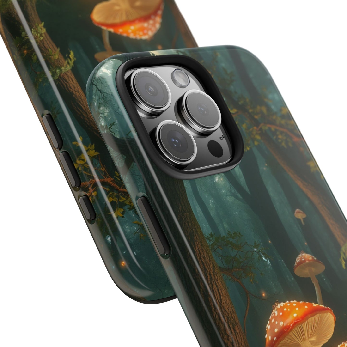 Whimsical Mushroom Tough Phone Case - Forest Fantasy Design