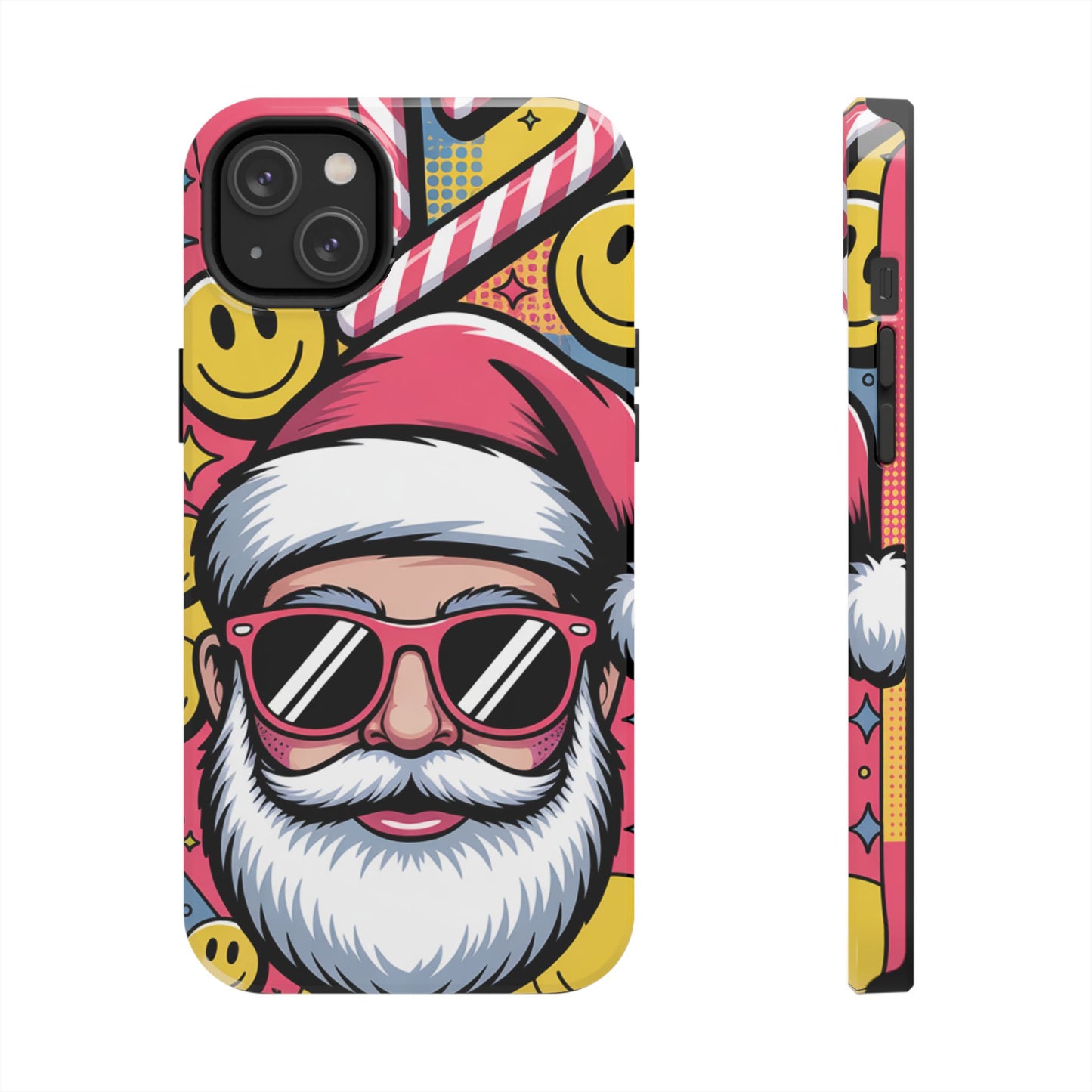 Pop Art Santa Sunglasses Tough Phone Case for Holiday Vibes