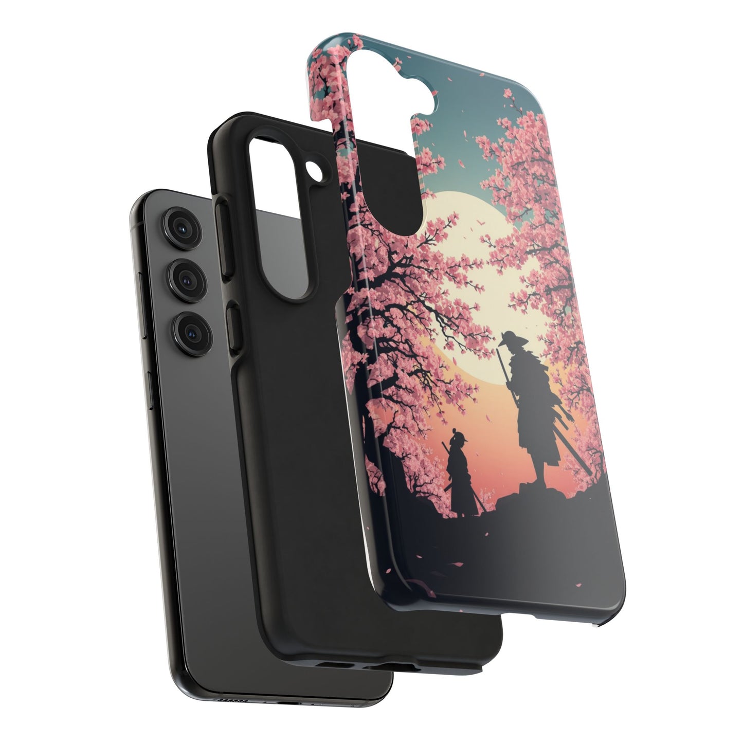 Cherry Blossom Samurai Tough Phone Case