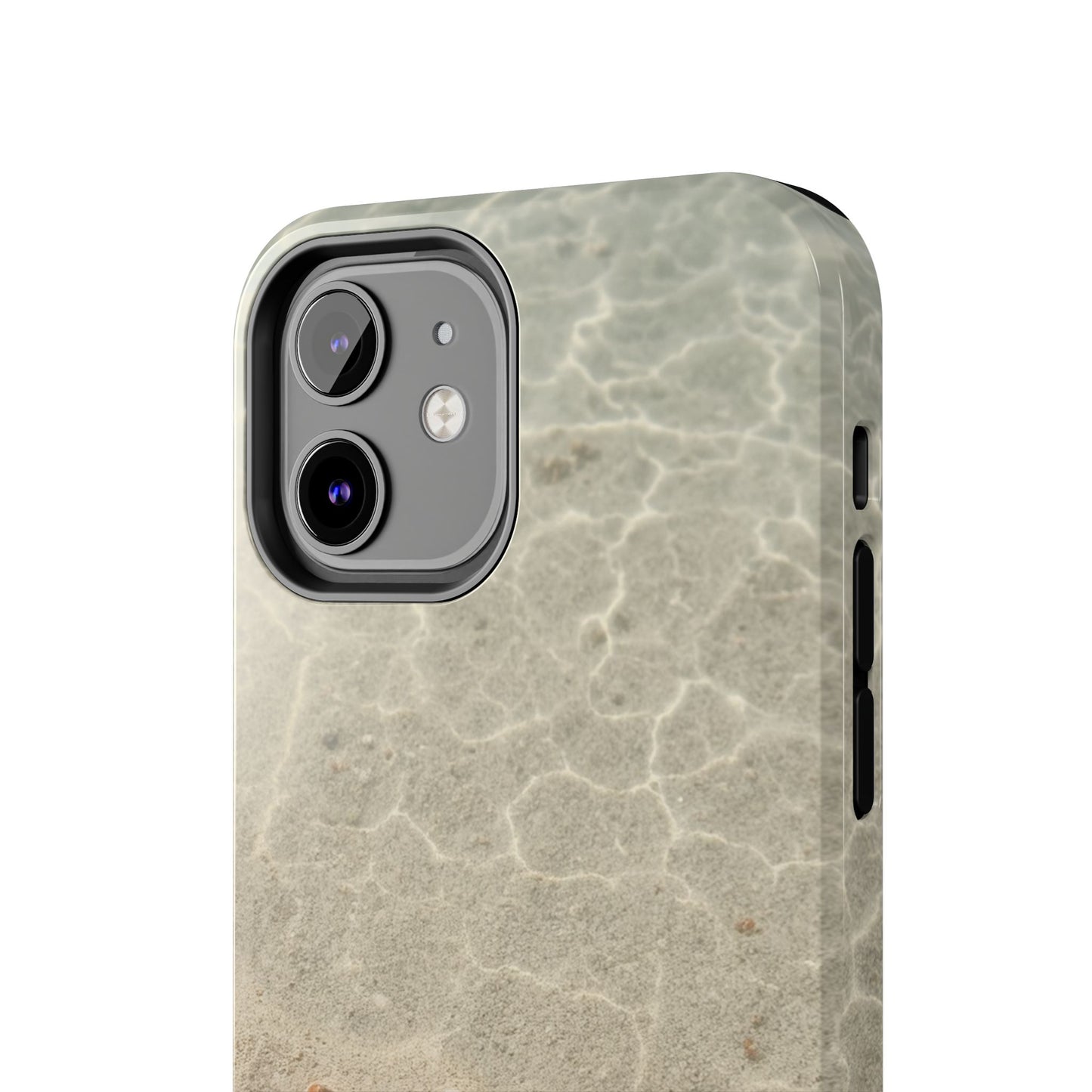 Beach-Inspired Tough Phone Case with Starfish and Seashell Design