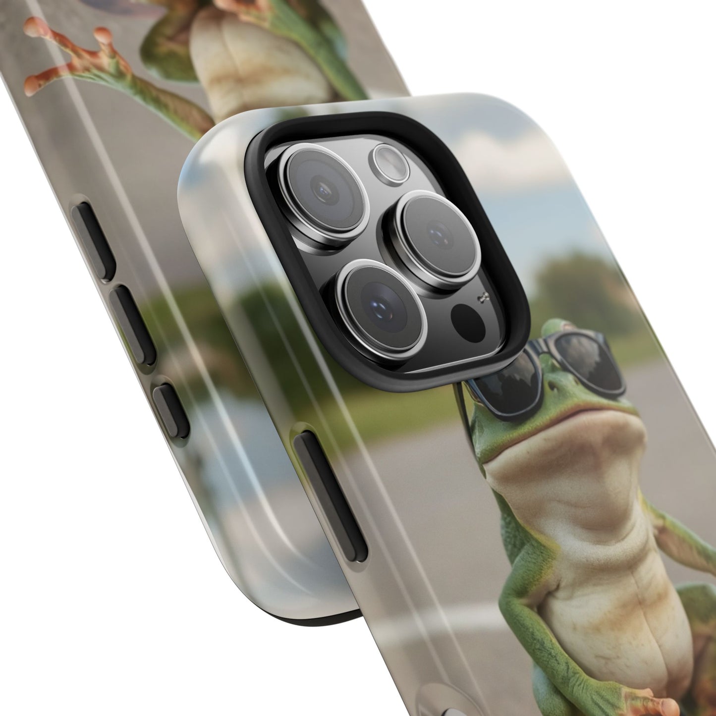 Cool Frog Skateboard Phone Case - Tough and Stylish Protection