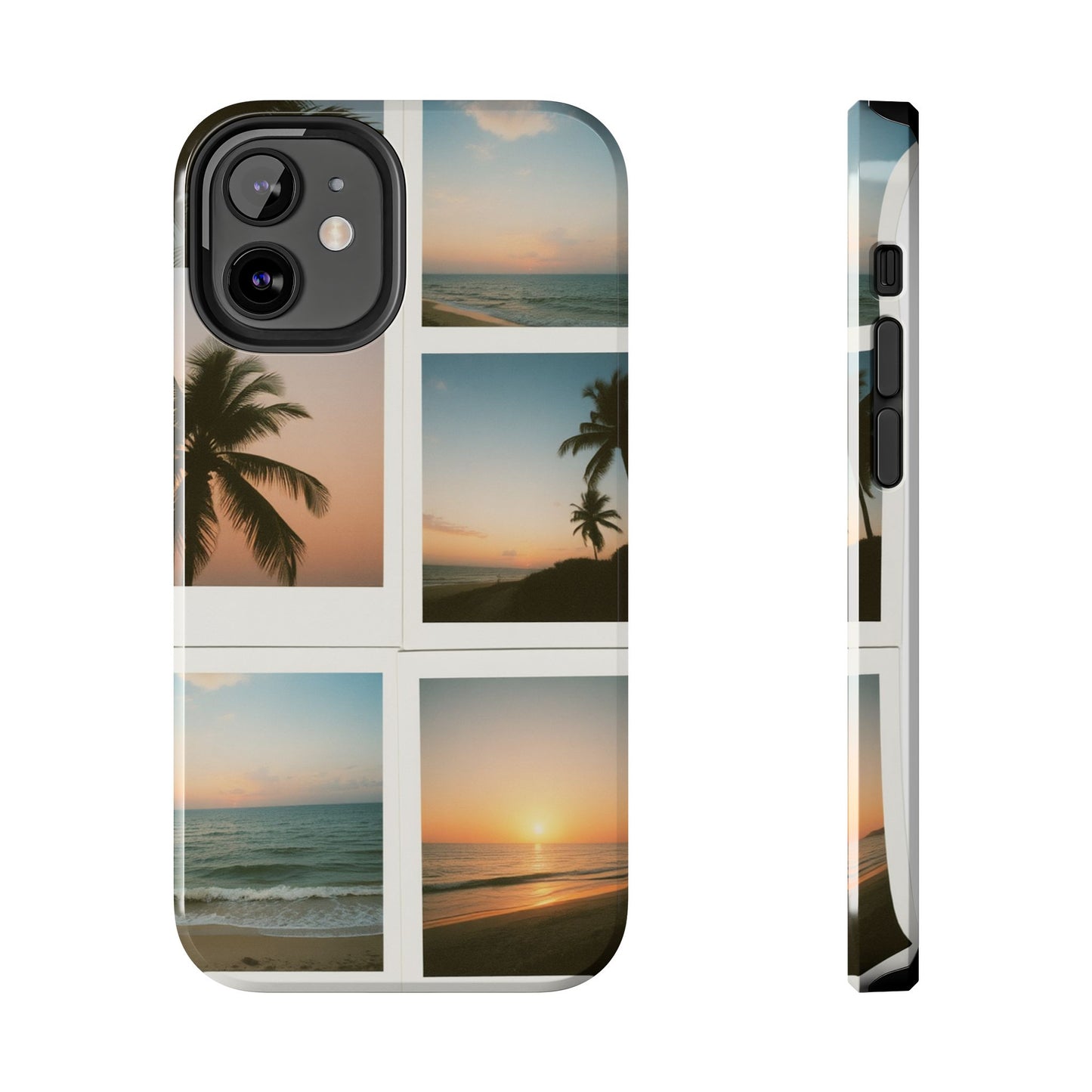 Tropical Sunset Tough Phone Case - Beach Vibes for Summer Adventures