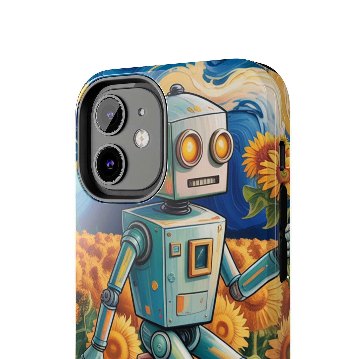 Robot Cycle Tough Phone Case - Durable & Unique Design