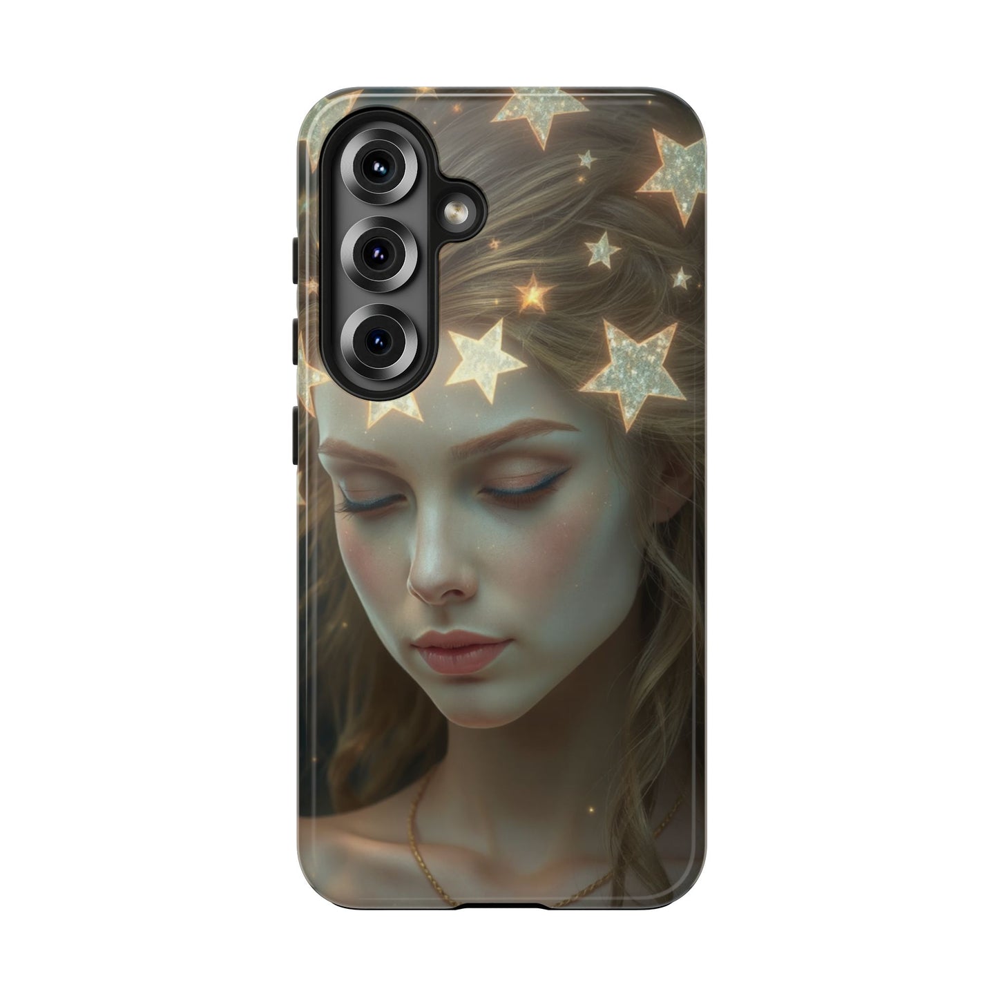 Celestial Dream Tough Phone Case - Artistic Starry Design for Style Enthusiasts