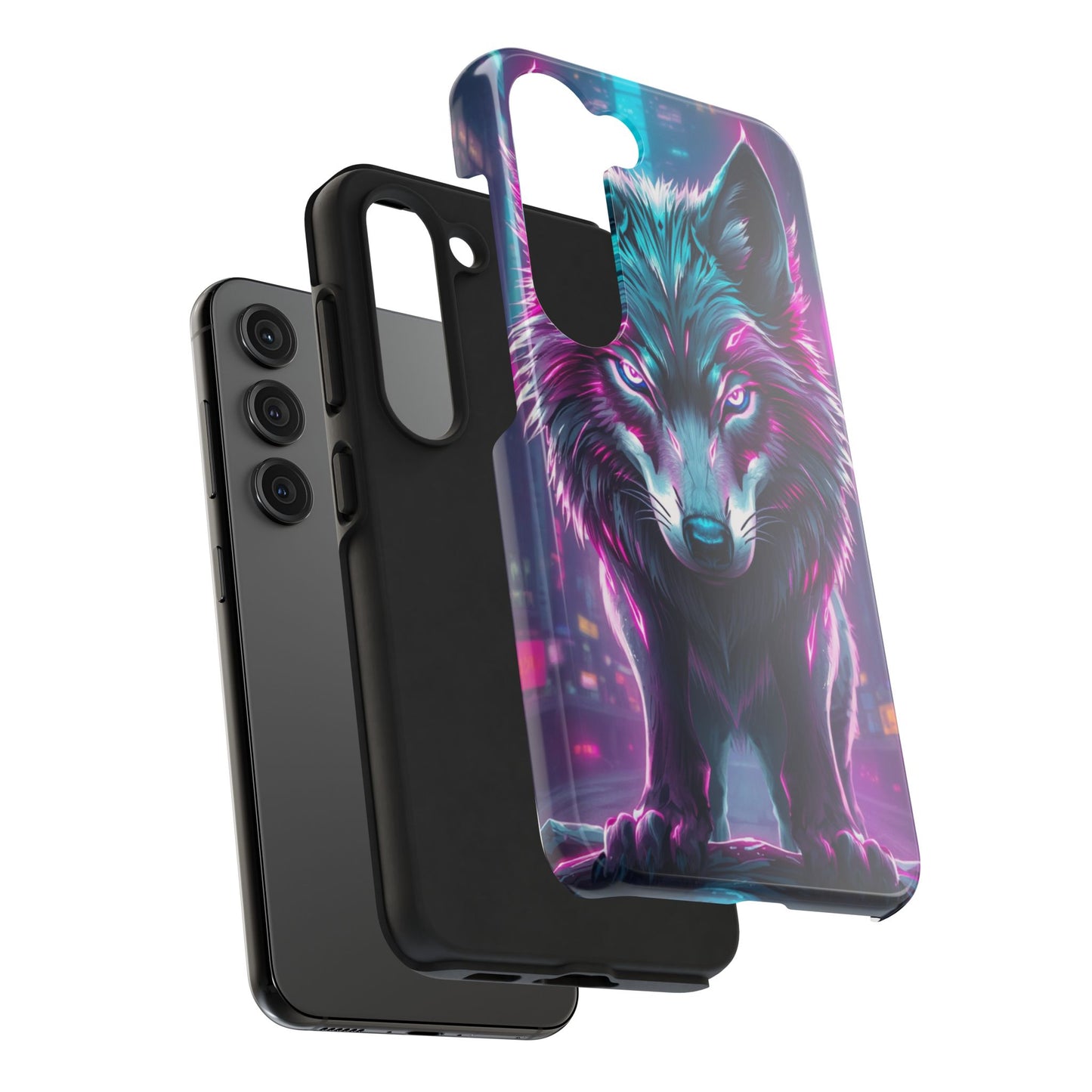 Fierce Wolf Phone Case - Tough & Vibrant Design for Animal Lovers