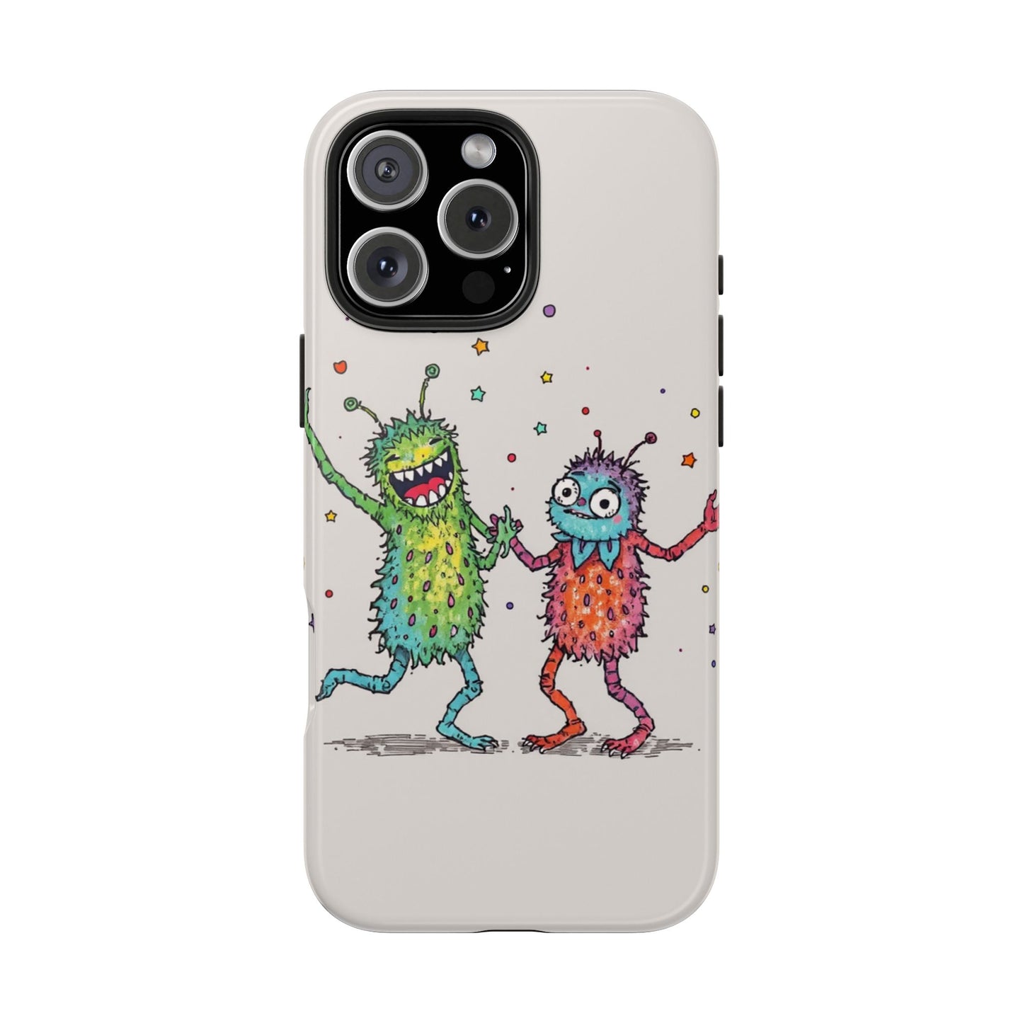 Colorful Monster Tough Phone Case - Fun and Playful Design