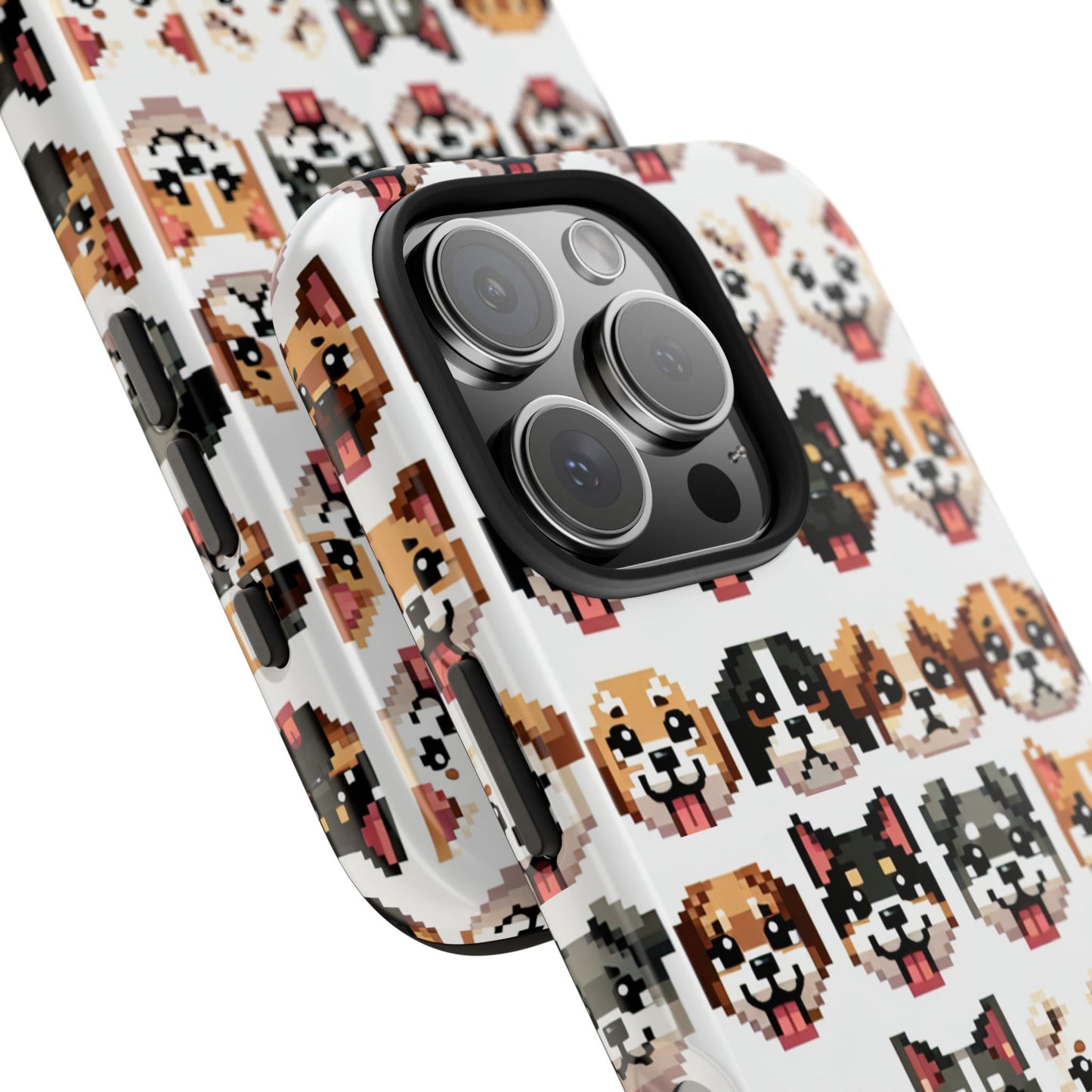 Pixelated Dog Breed Tough Phone Case - Cute, Durable Protection for Pet Lovers - for iPhone