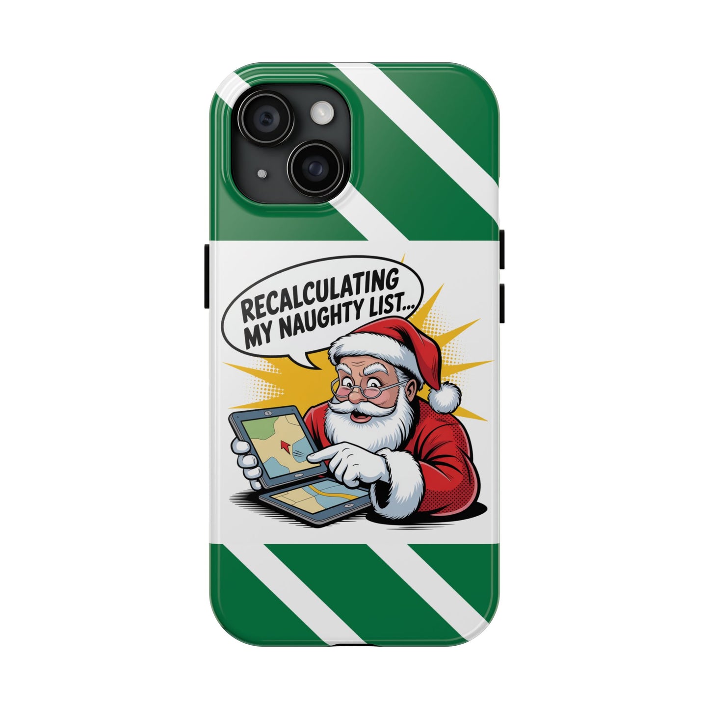 Santa Naughty List Phone Case - Tough & Fun Holiday Protection