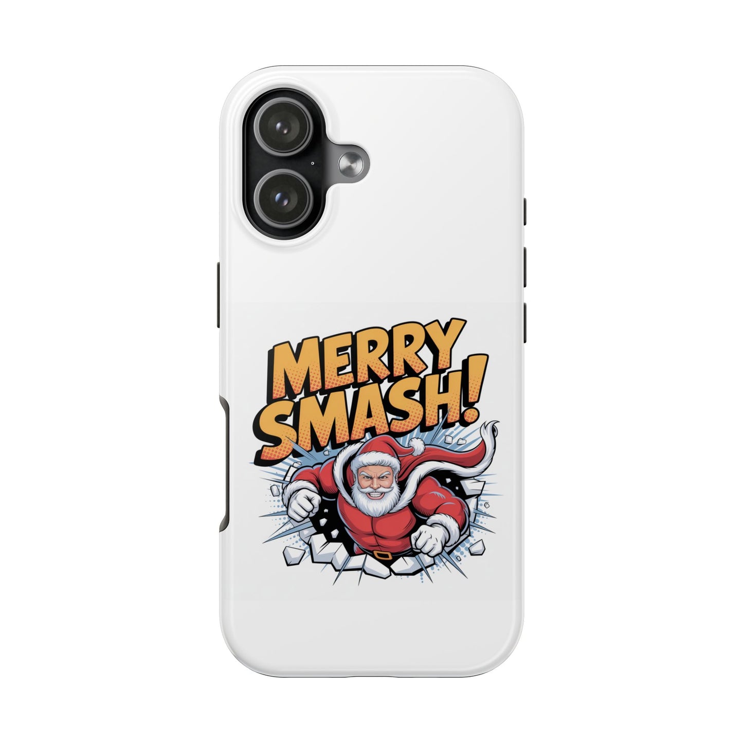 Santa Merry Smash Phone Case