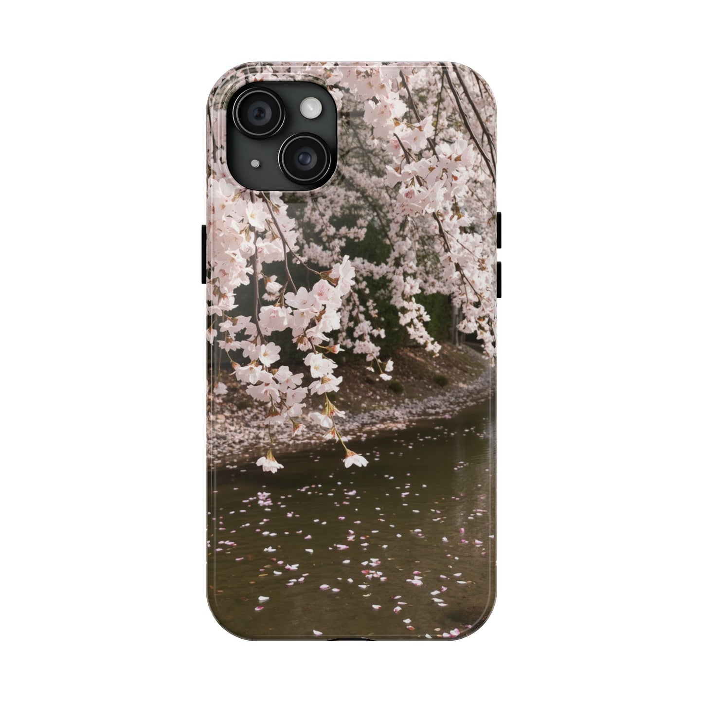 Cherry Blossom Tough Phone Cases - Durable Protection with Floral Serenity