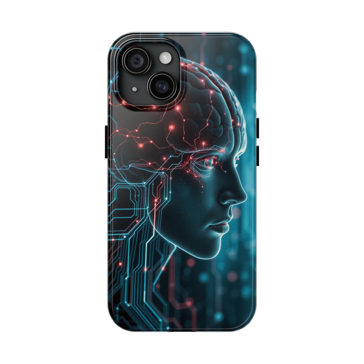 Futuristic Brain Design Tough Phone Case