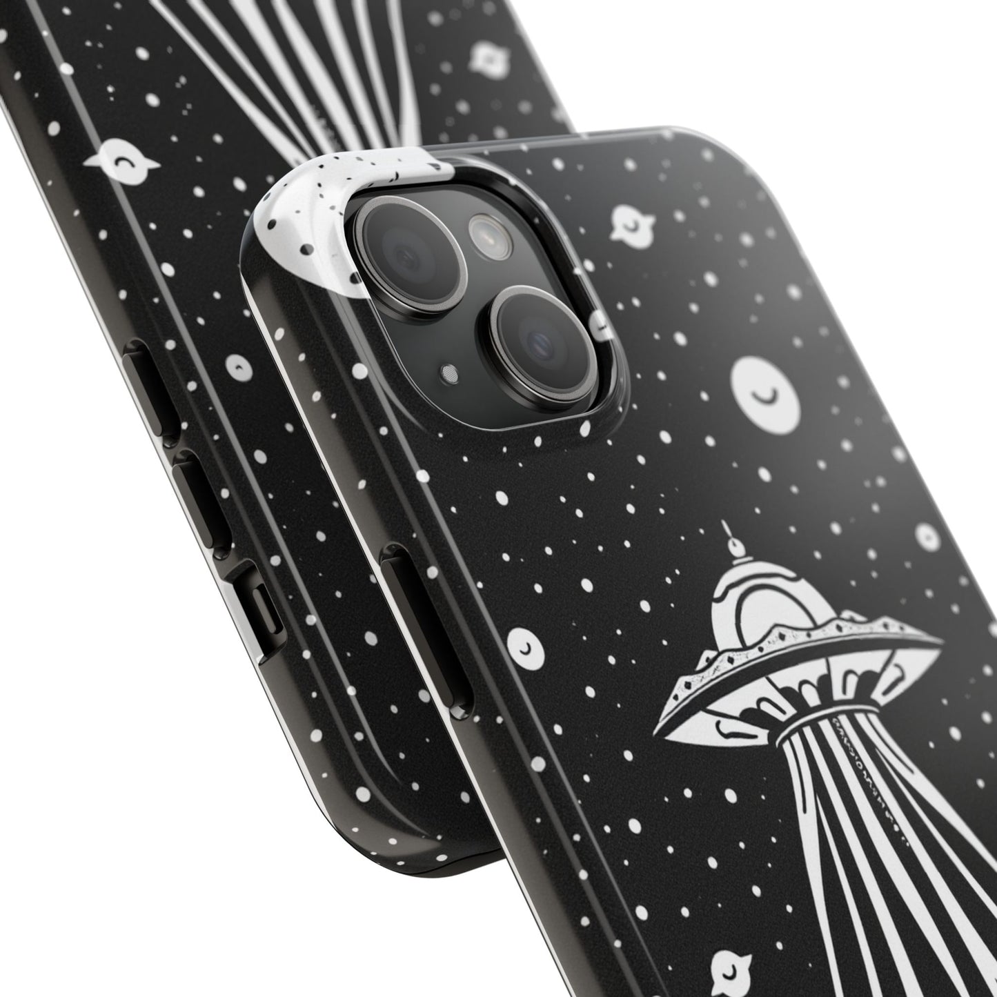 Galaxy UFO Tough Phone Case - Durable Protection with Unique Space Design