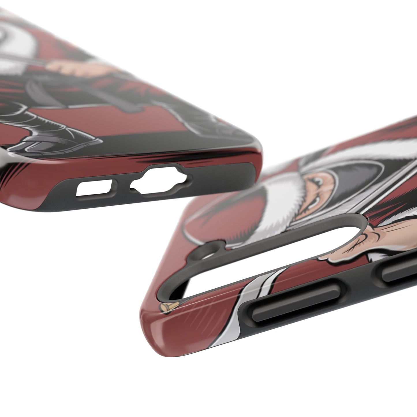 Ninja Santa Tough Phone Case | Durable Holiday Phone Cover for iPhone