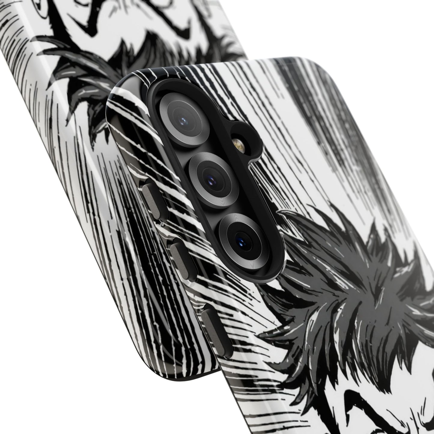 Intense Graphic Phone Case - Tough Design for Anime Fans