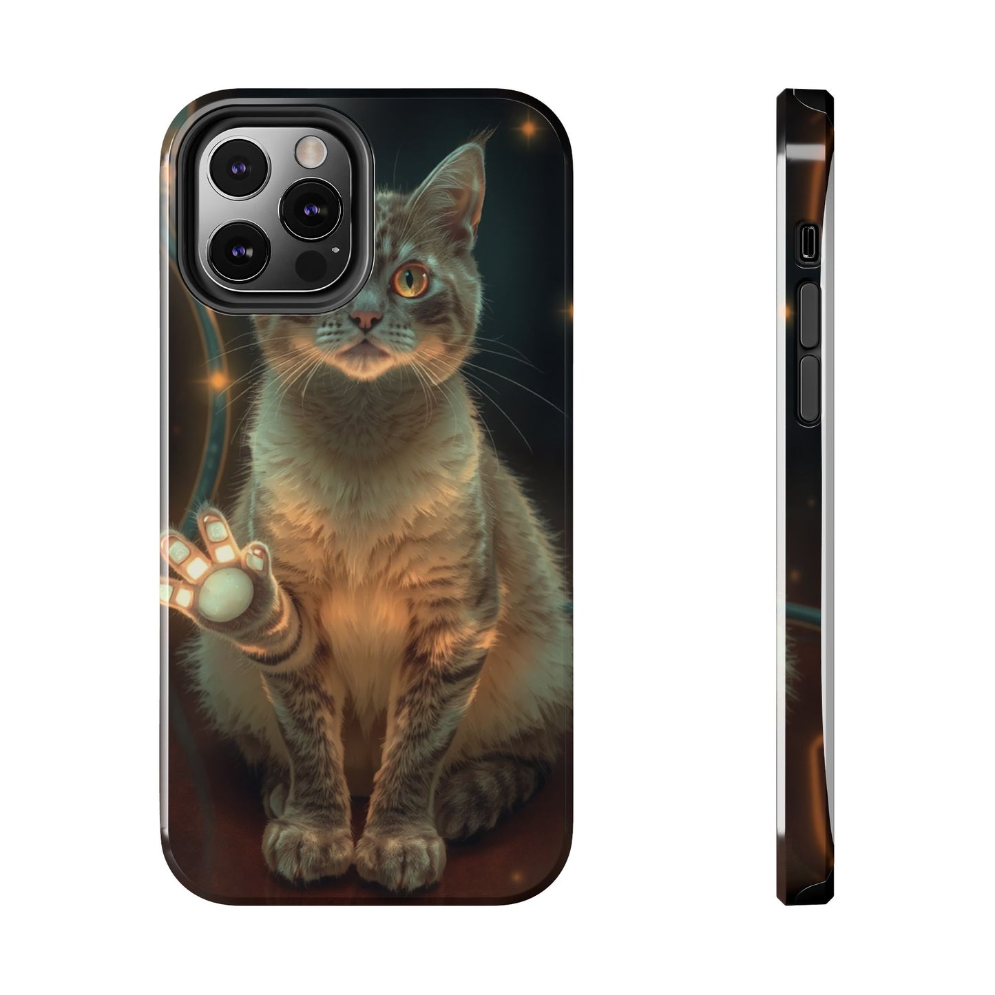 Whimsical Cat Phone Case | Tough Phone Cases for Cat Lovers, Pet Accessories, Gift for Cat Owners, Cute Phone Cover, Personalized Tech