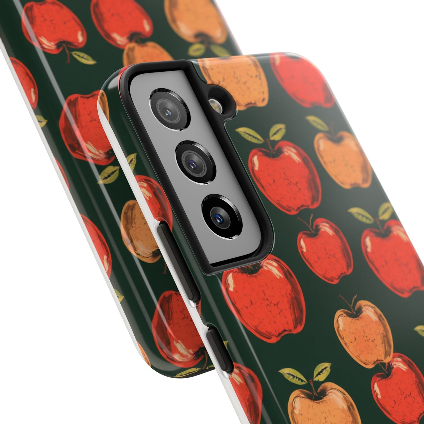 Apple Retro Pattern Tough Phone Case - Durable, Stylish, and Protective for Everyday Use - for iPhone