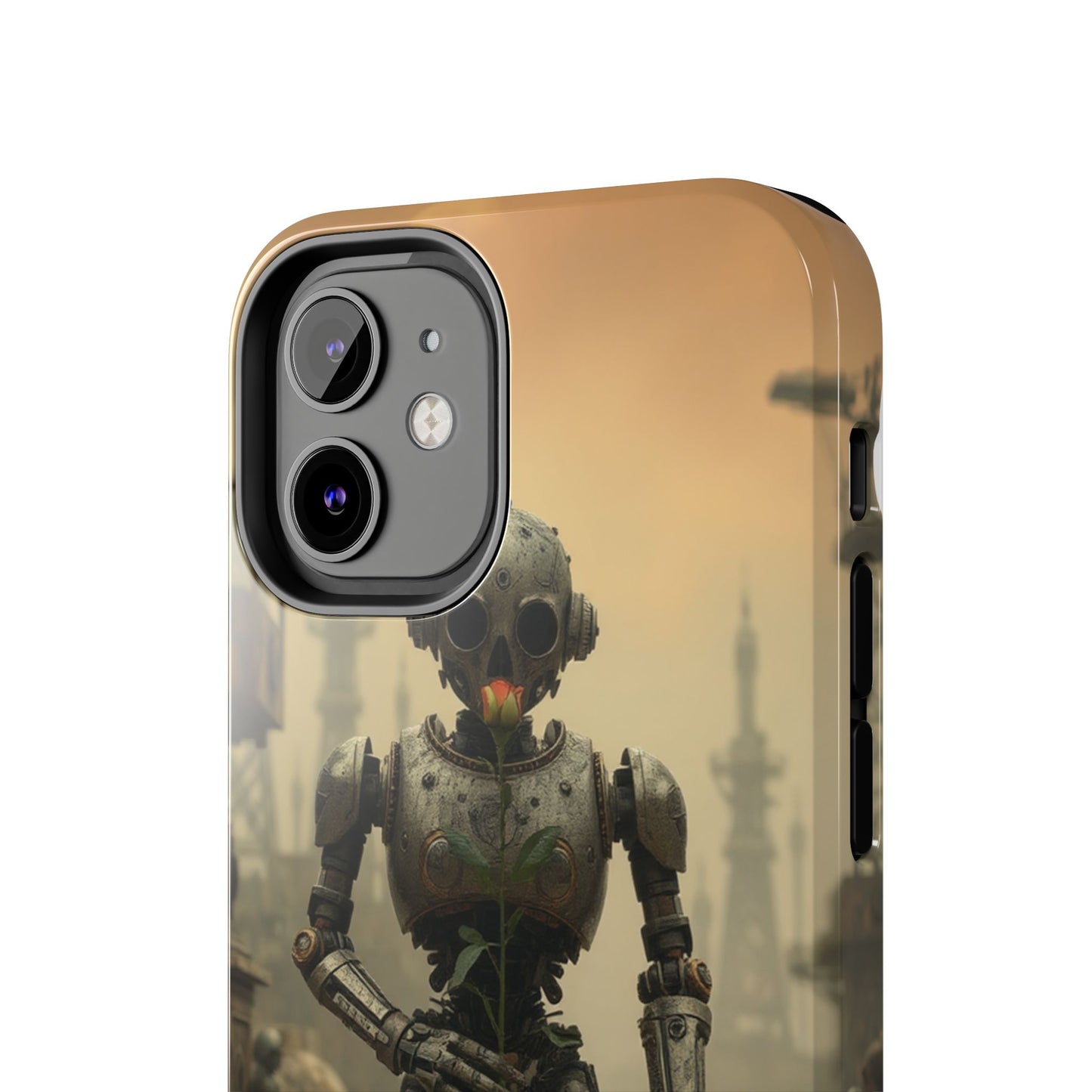 Robotic Sentinel Tough Phone Case - Durable Protector for Sci-Fi Lovers