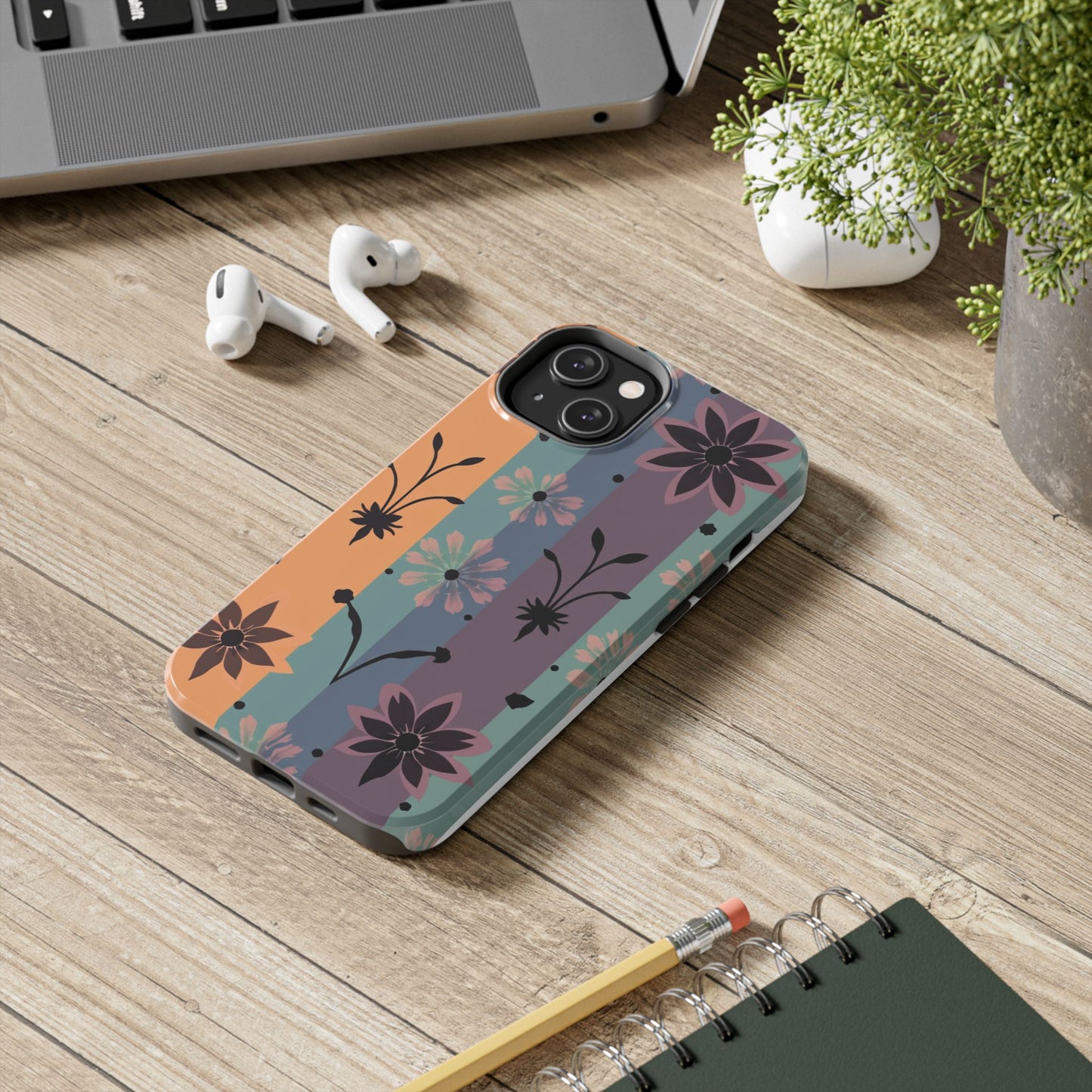 Boho Floral Tough Phone Cases - Durable & Stylish Protection - for iPhone