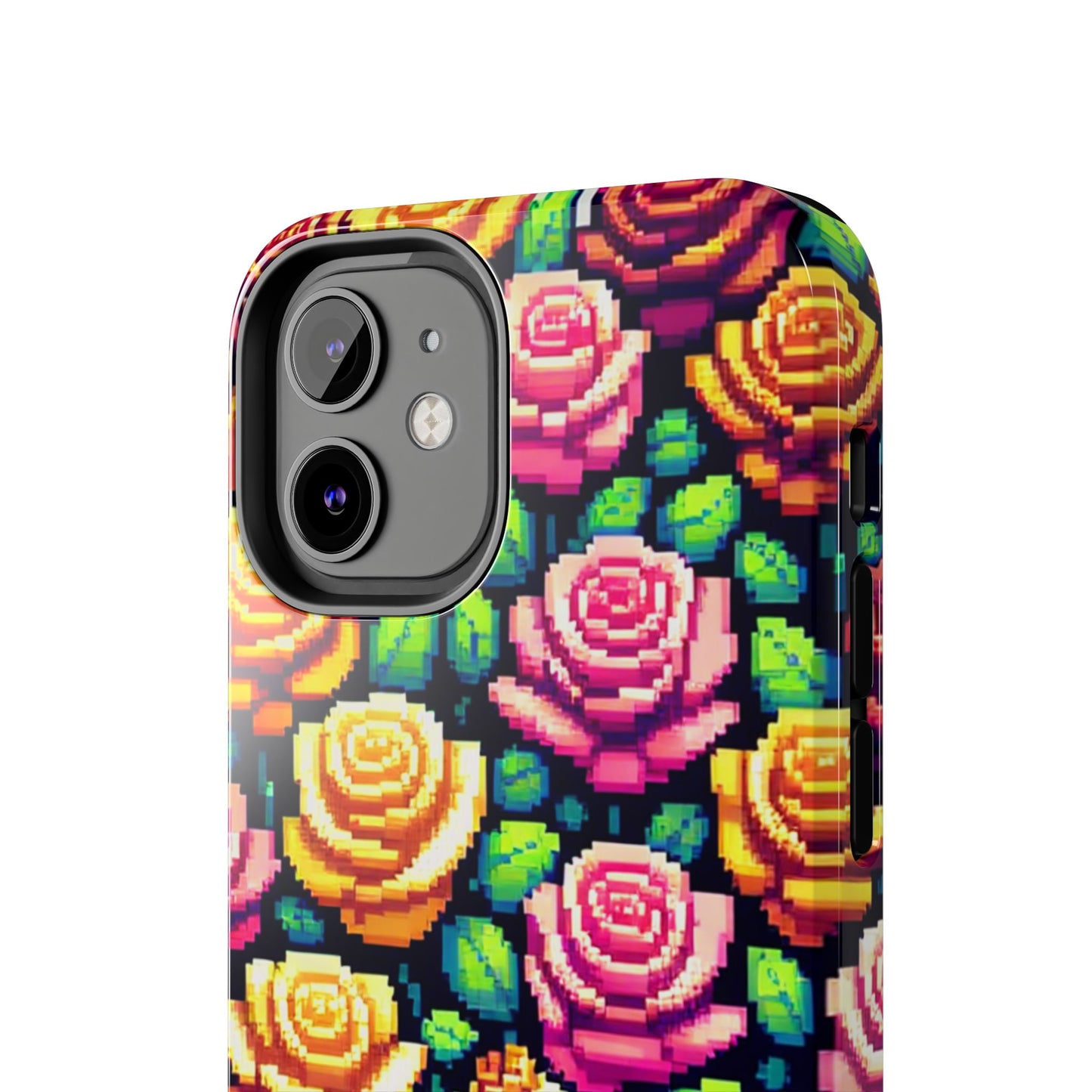 Vibrant Floral Tough Phone Case - Stylish Protection for Flower Lovers
