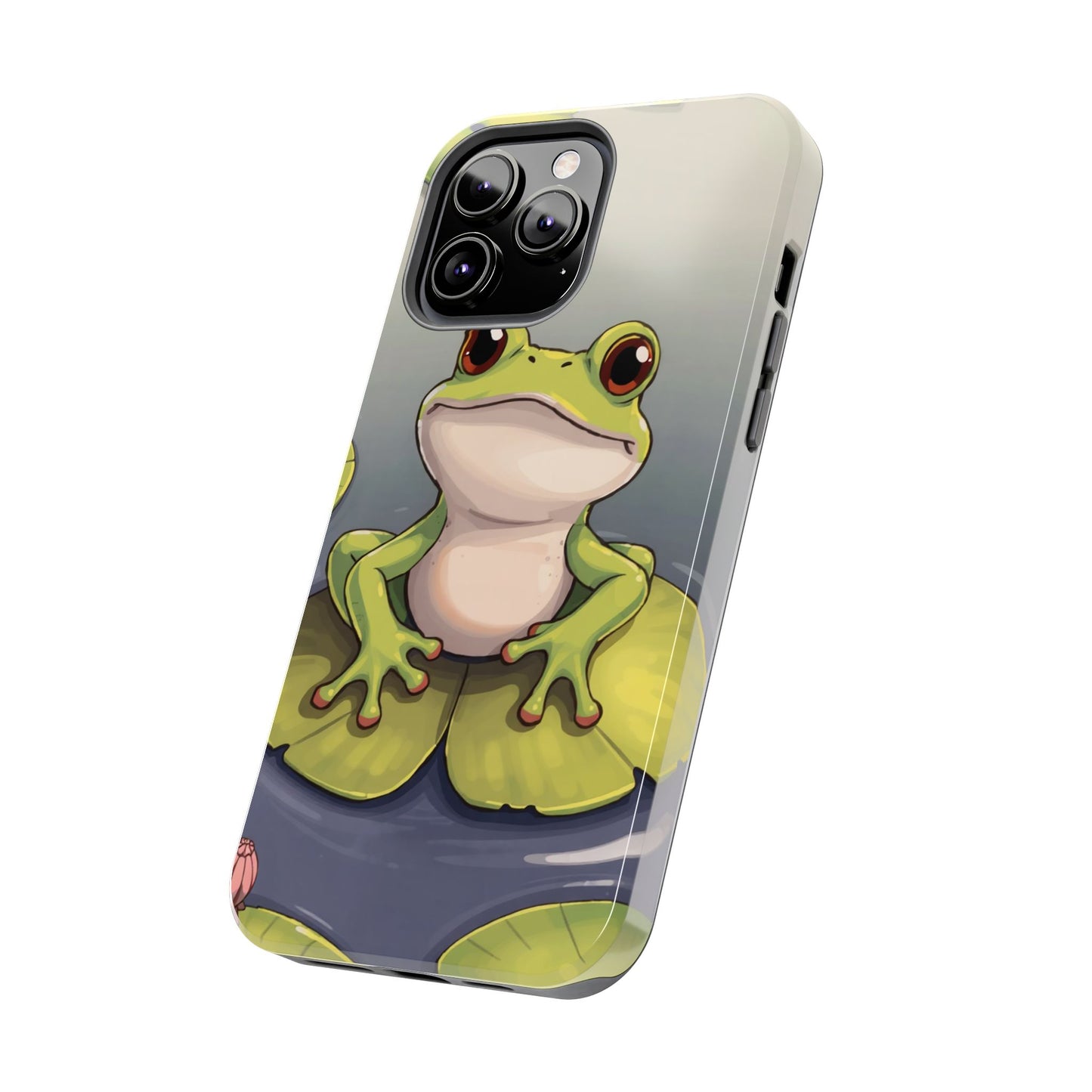 Cute Frog Tough Phone Case - Durable Protection with Nature Vibe