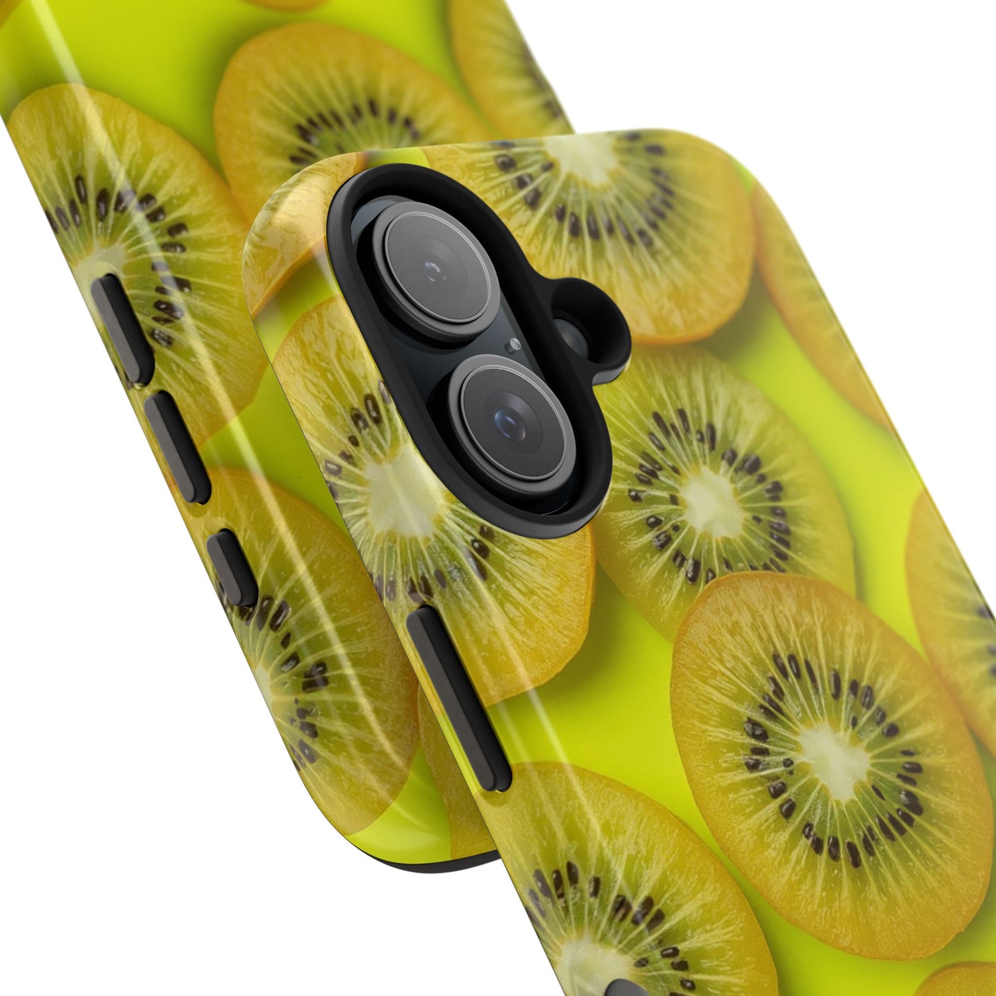 Vibrant Kiwi Tough Phone Case - Bright Yellow Design for Fruit Lovers