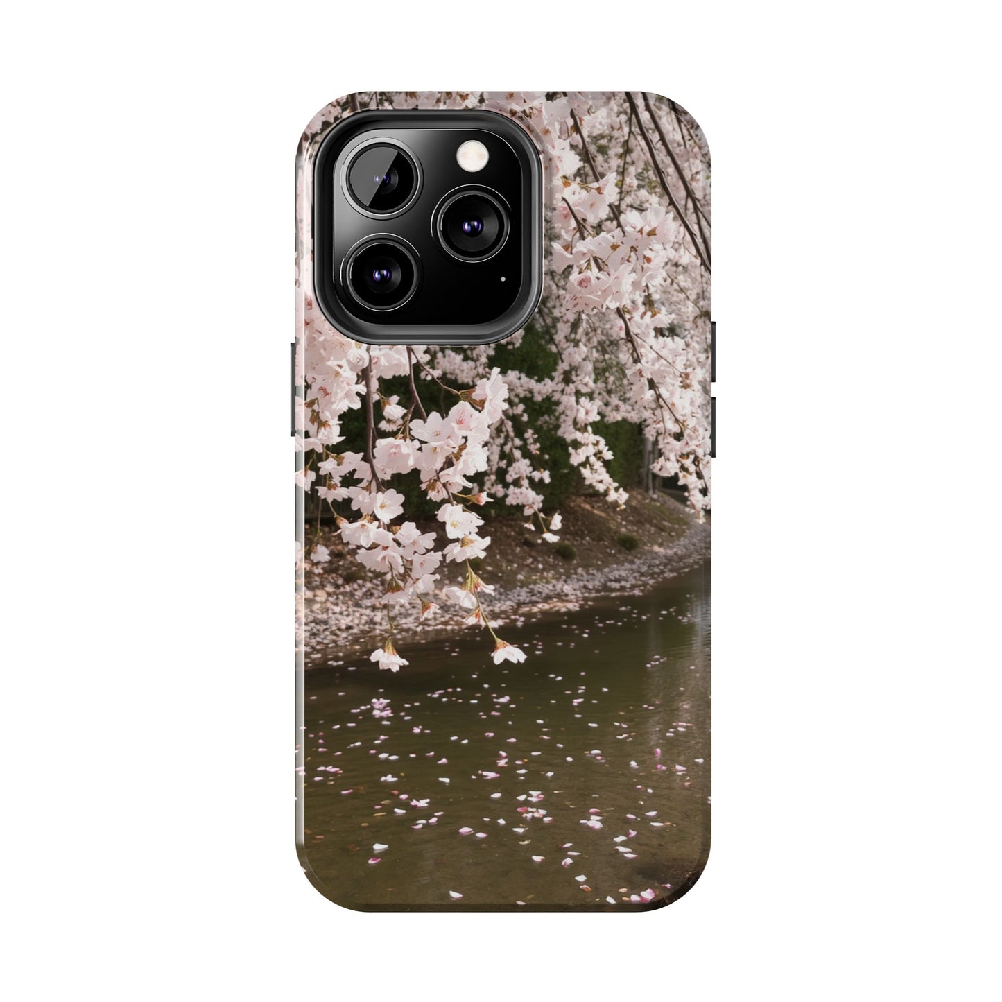 Cherry Blossom Tough Phone Cases - Durable Protection with Floral Serenity