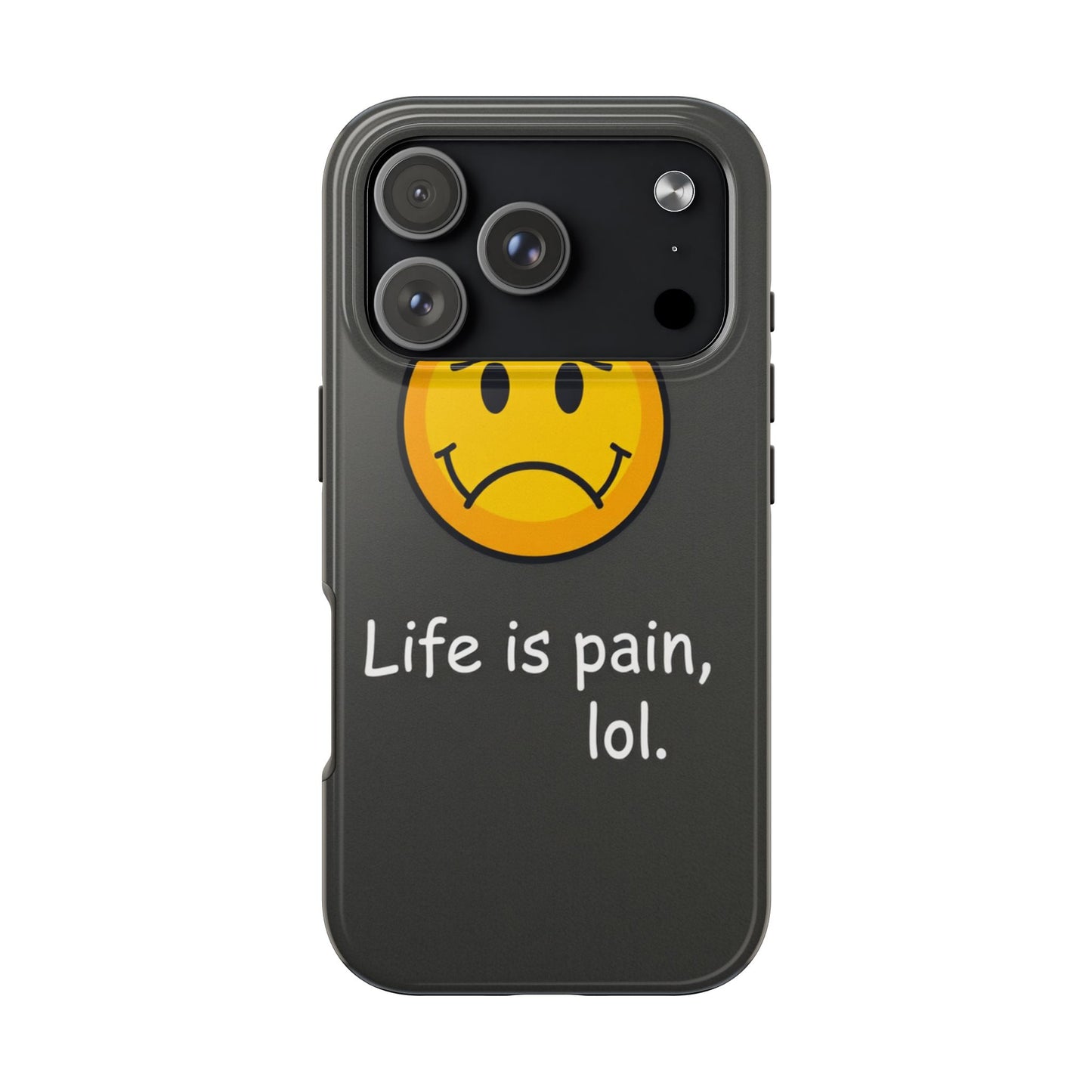 Life is Pain Tough Phone Case - Trendy Design for Smartphone Protection