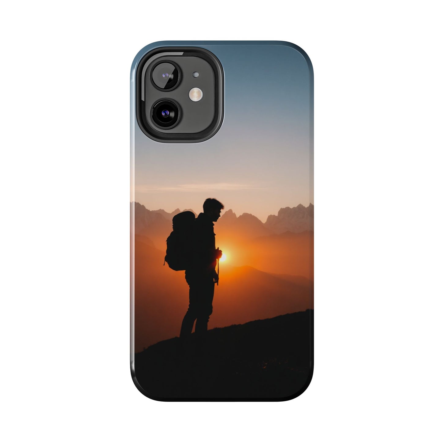 Explorer Adventure Sunset Mountain iPhone Case