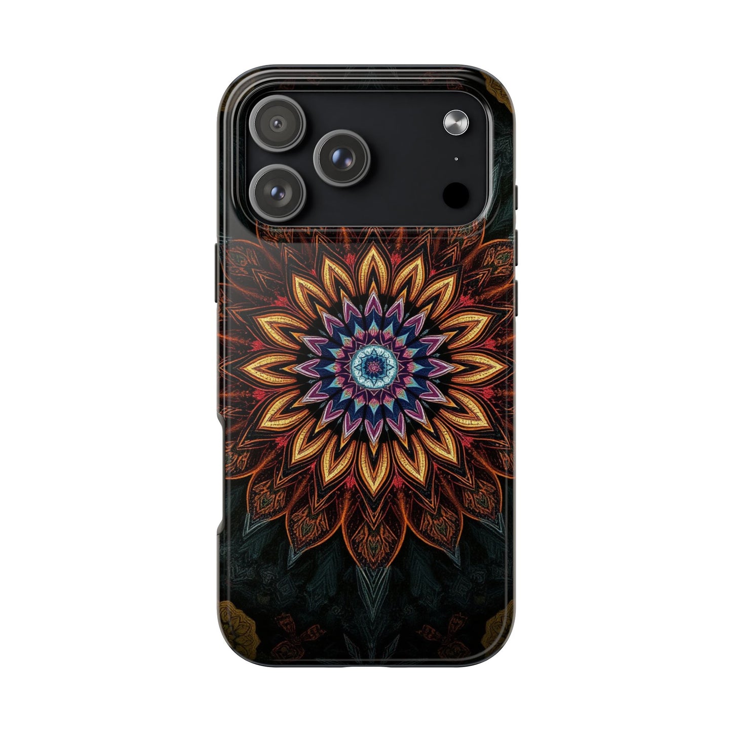 Mystic Mandala Tough Phone Case - Durable Protection with Artistic Design - for iPhone