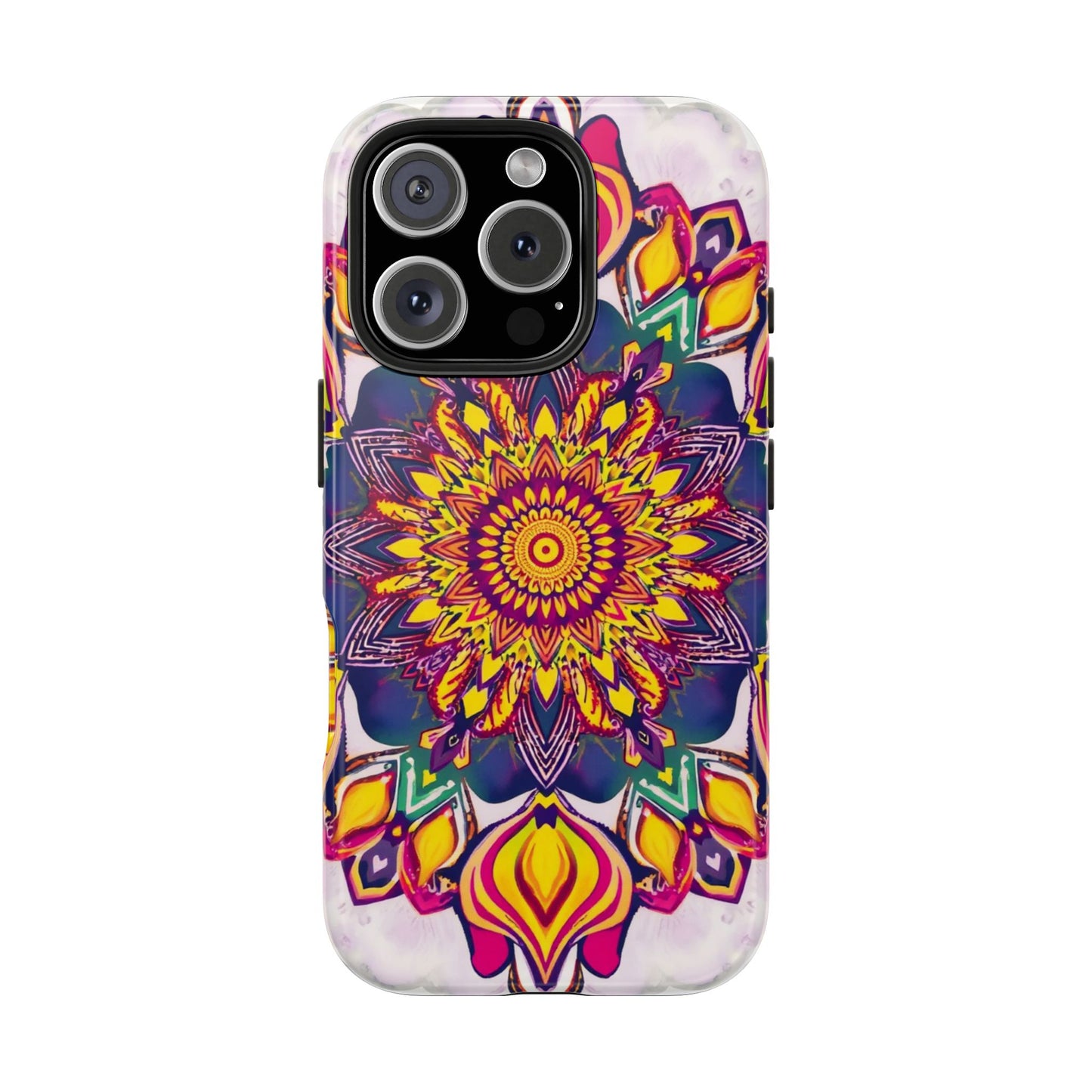 Vibrant Mandala Tough Phone Case - Boho Style Protection - for iPhone