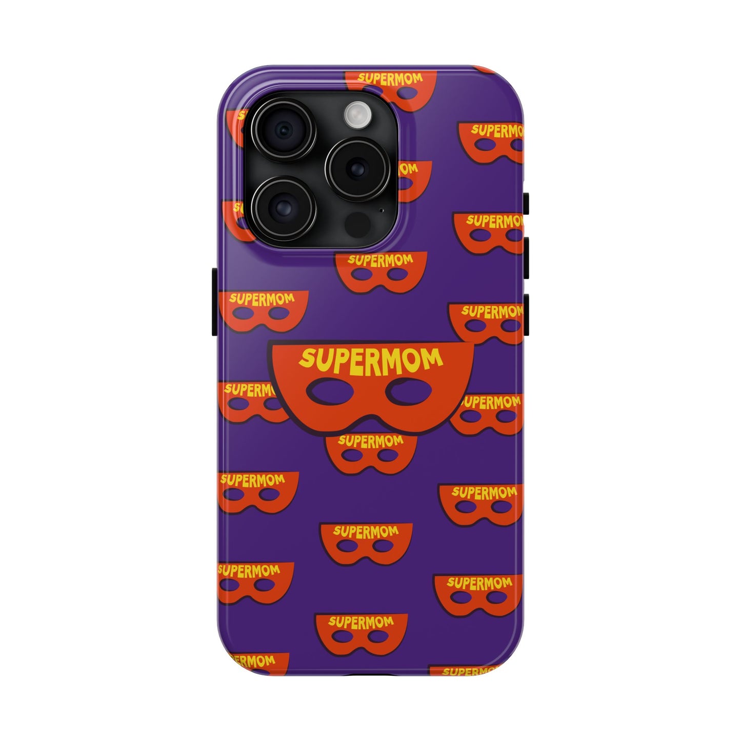 Supermom Tough Phone Case - Durable Protection with Fun Design - for iPhone
