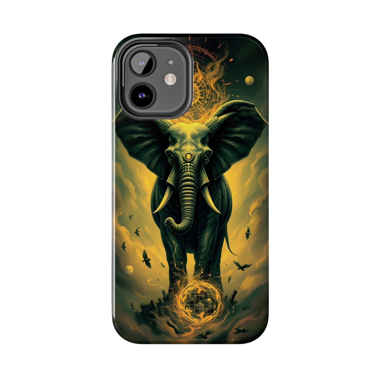 Majestic Elephant Clouds Tough Phone Case - Durable Protection with Bold Design - for iPhone