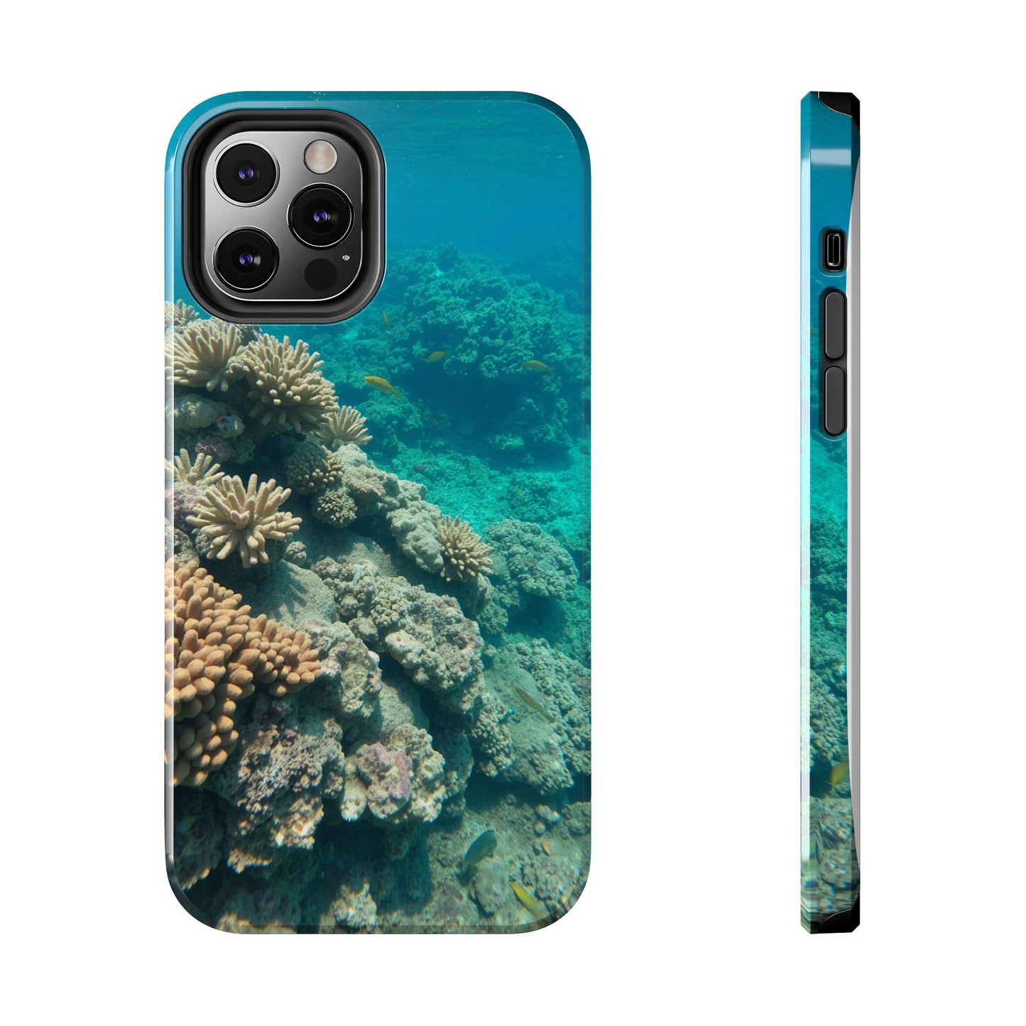 Coral Reef Tough Phone Case - Ocean Vibes Protection for Adventure Lovers