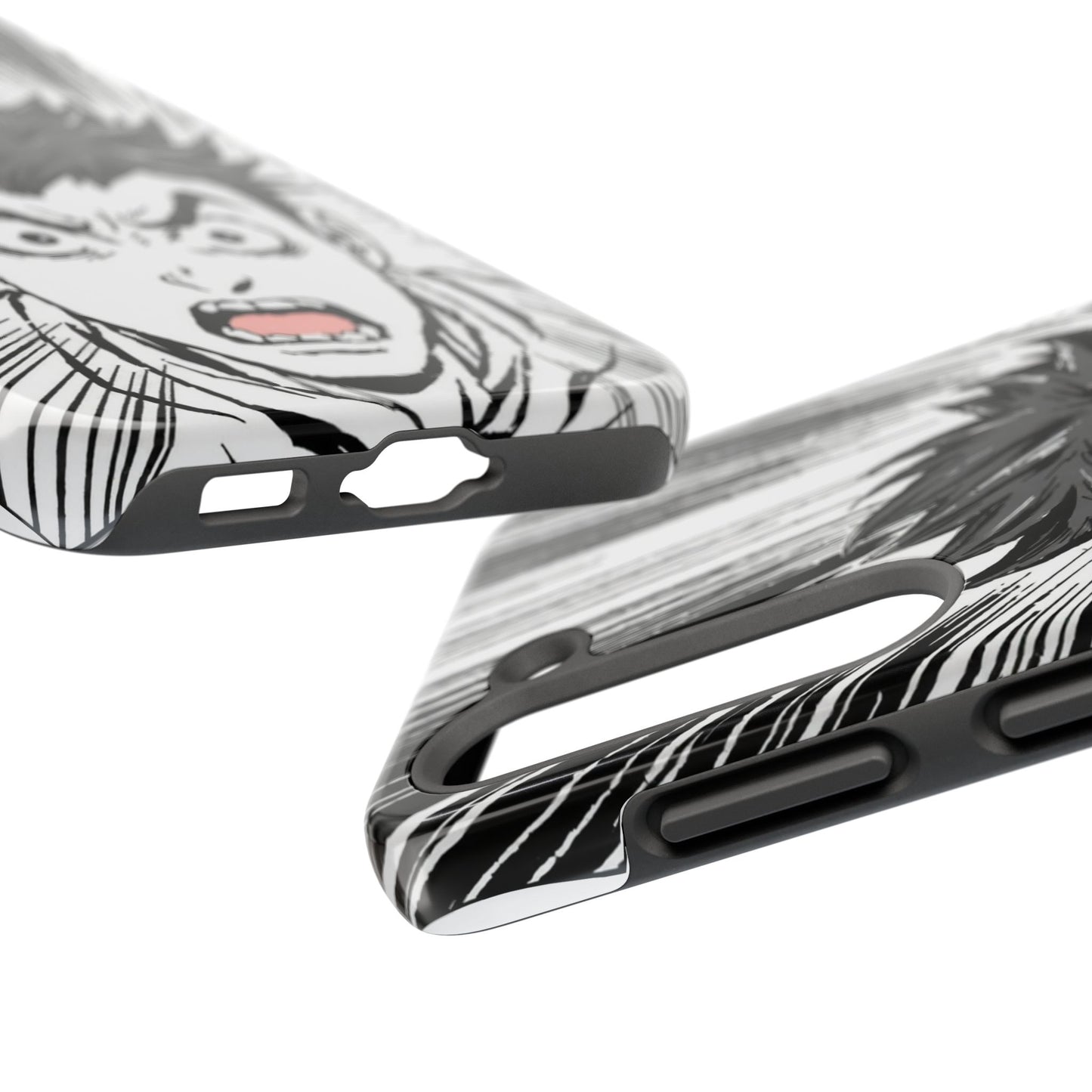 Intense Graphic Phone Case - Tough Design for Anime Fans